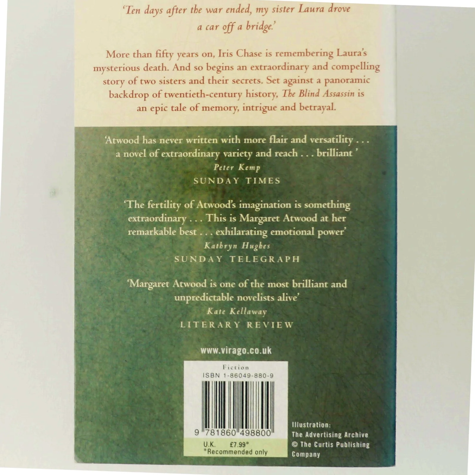 The blind assassin af Margaret Atwood (Bog)