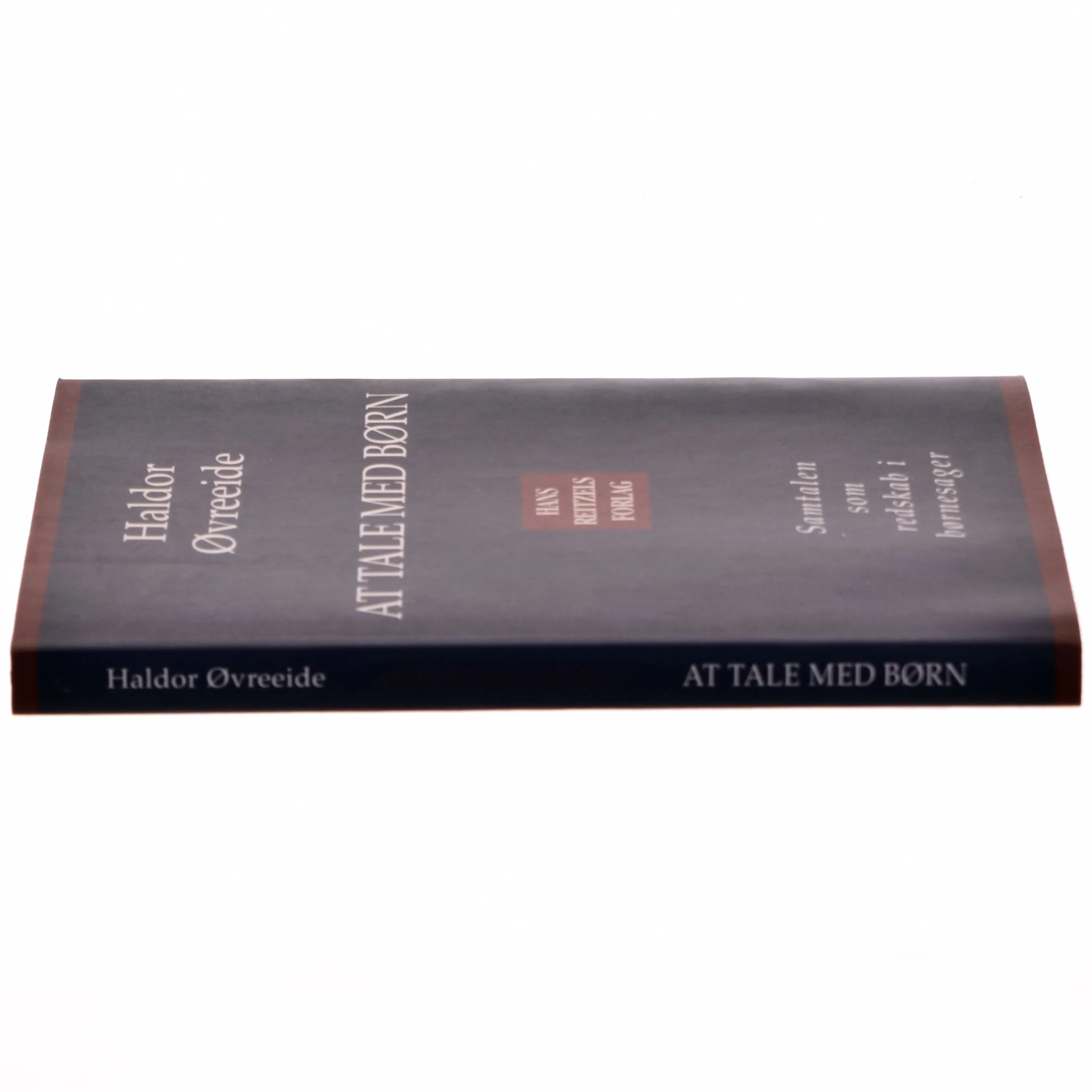 At tale med børn : samtalen som redskab i børnesager af Haldor Øvreeide (Bog)