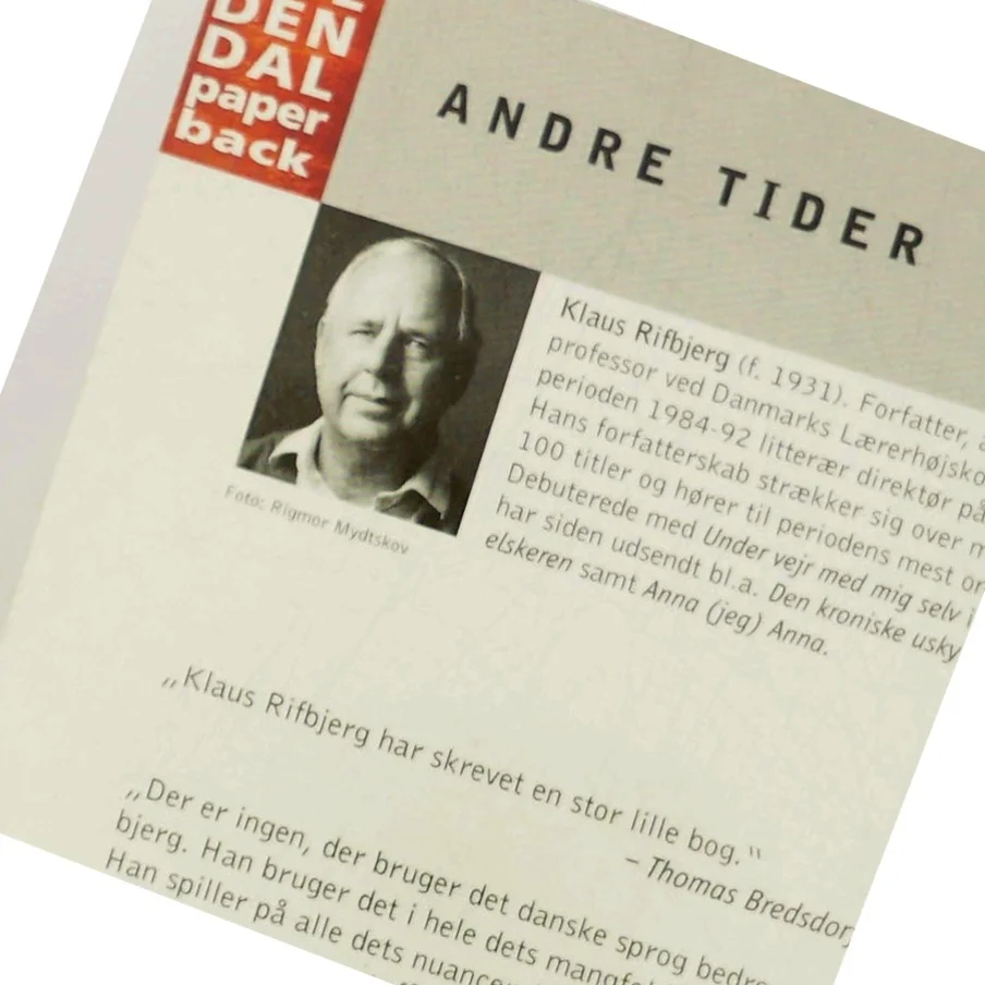 Andre tider : noveller af Klaus Rifbjerg (Bog)