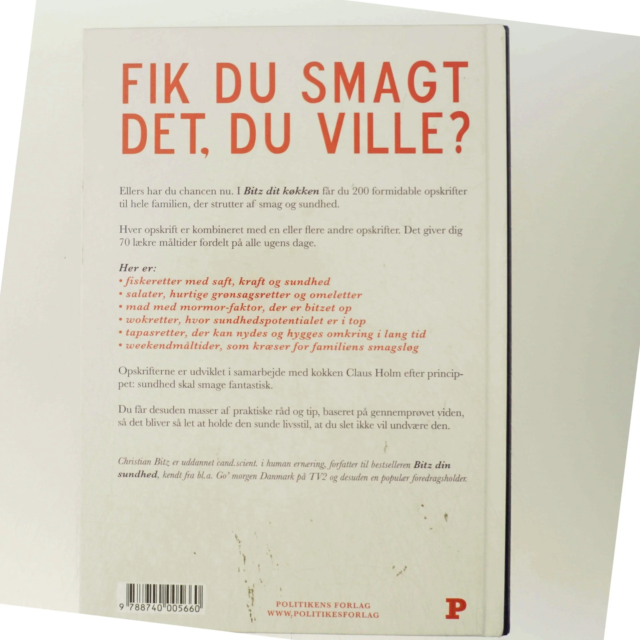 Bitz Dit Køkken Kogebog fra Politikens Forlag