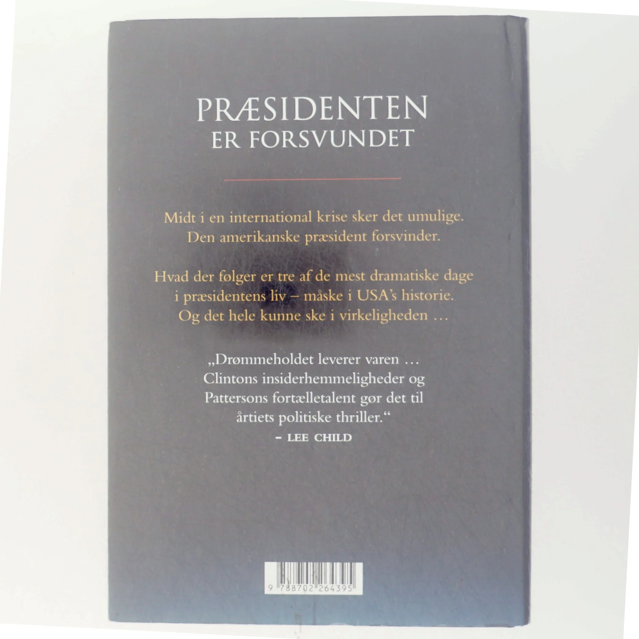 Præsidenten er forsvundet af Bill Clinton (Bog)