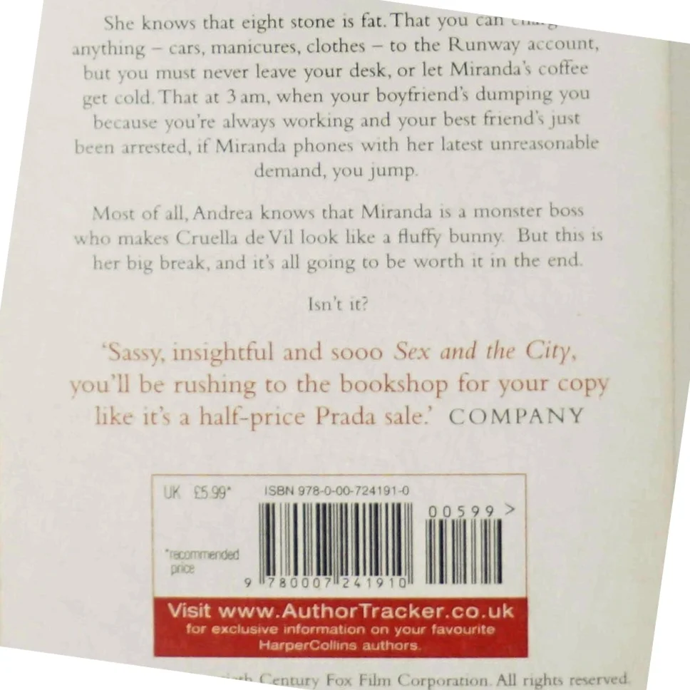 The devil wears Prada af Lauren Weisberger (Bog)