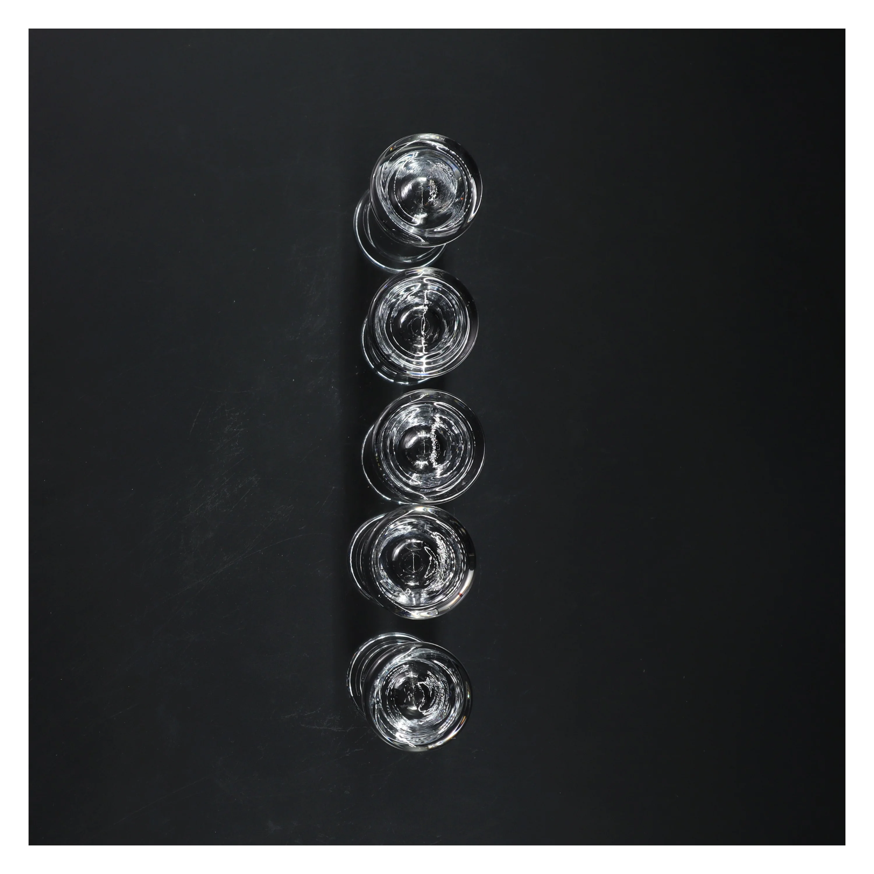 Holmegaard nr 5 snapseglas , 5 styk (str. 5 styk, 9,5 cm)