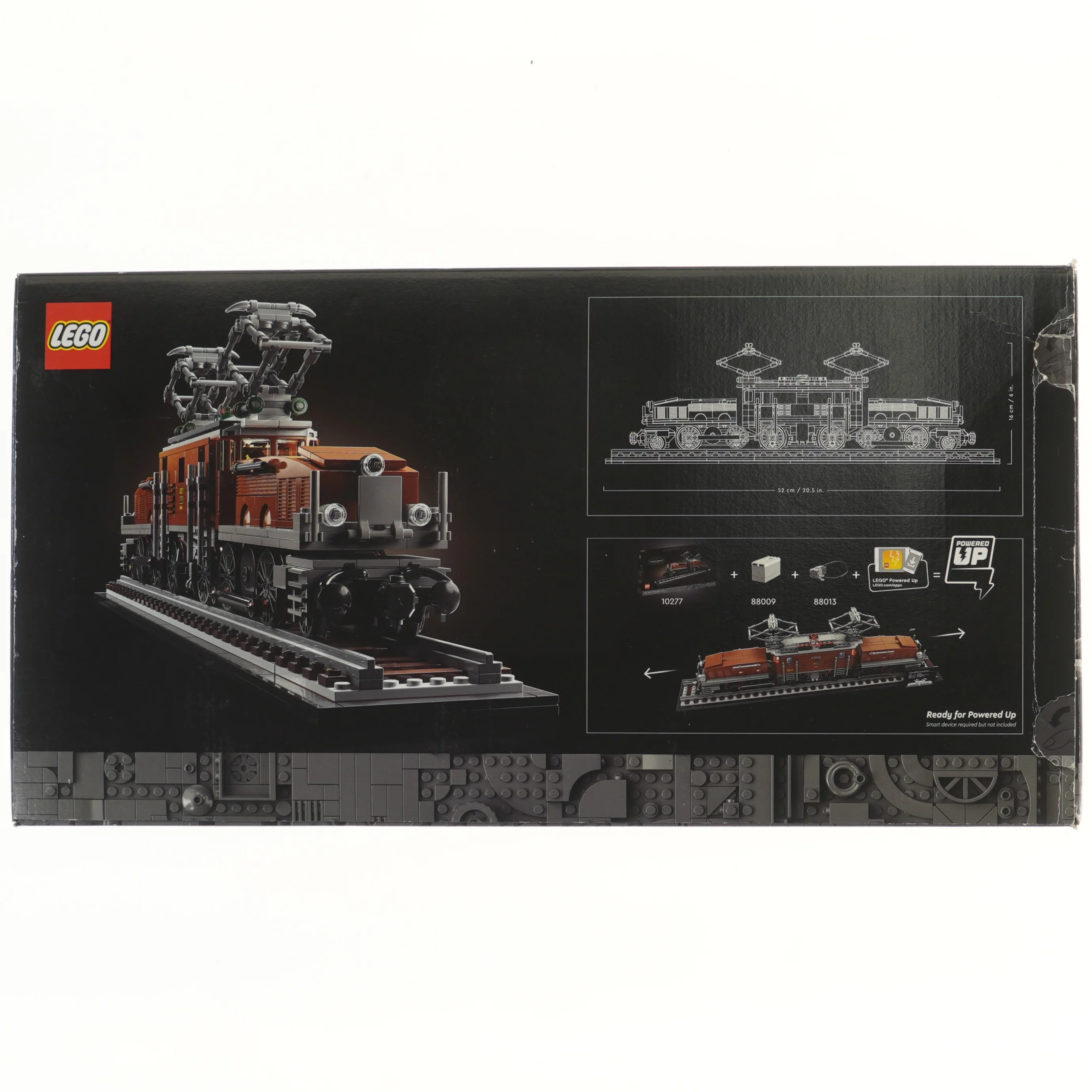 LEGO Crocodile lokomotiv sæt fra Lego (str. 53x27 cm)