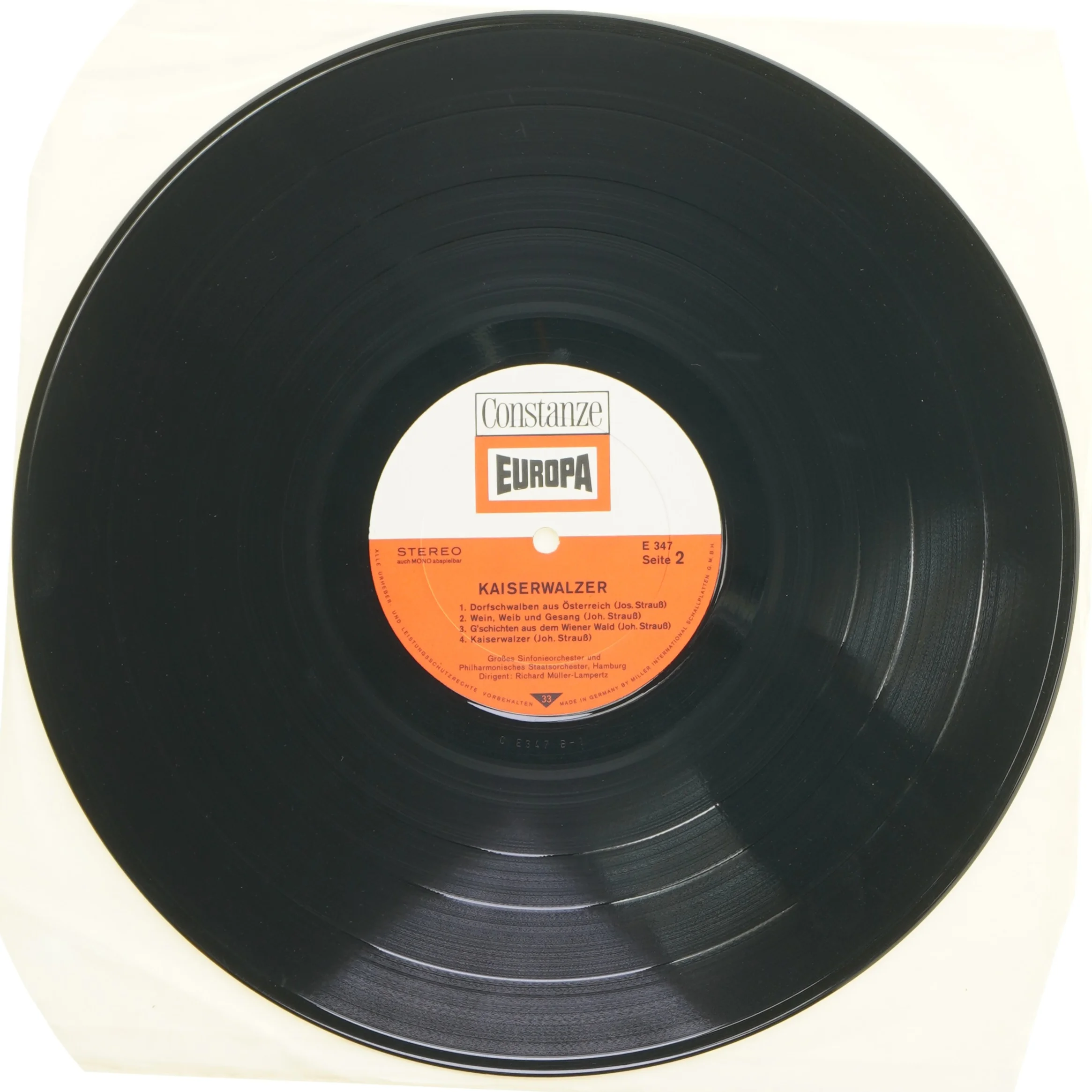 Kaiserwalzer LP fra Constanze