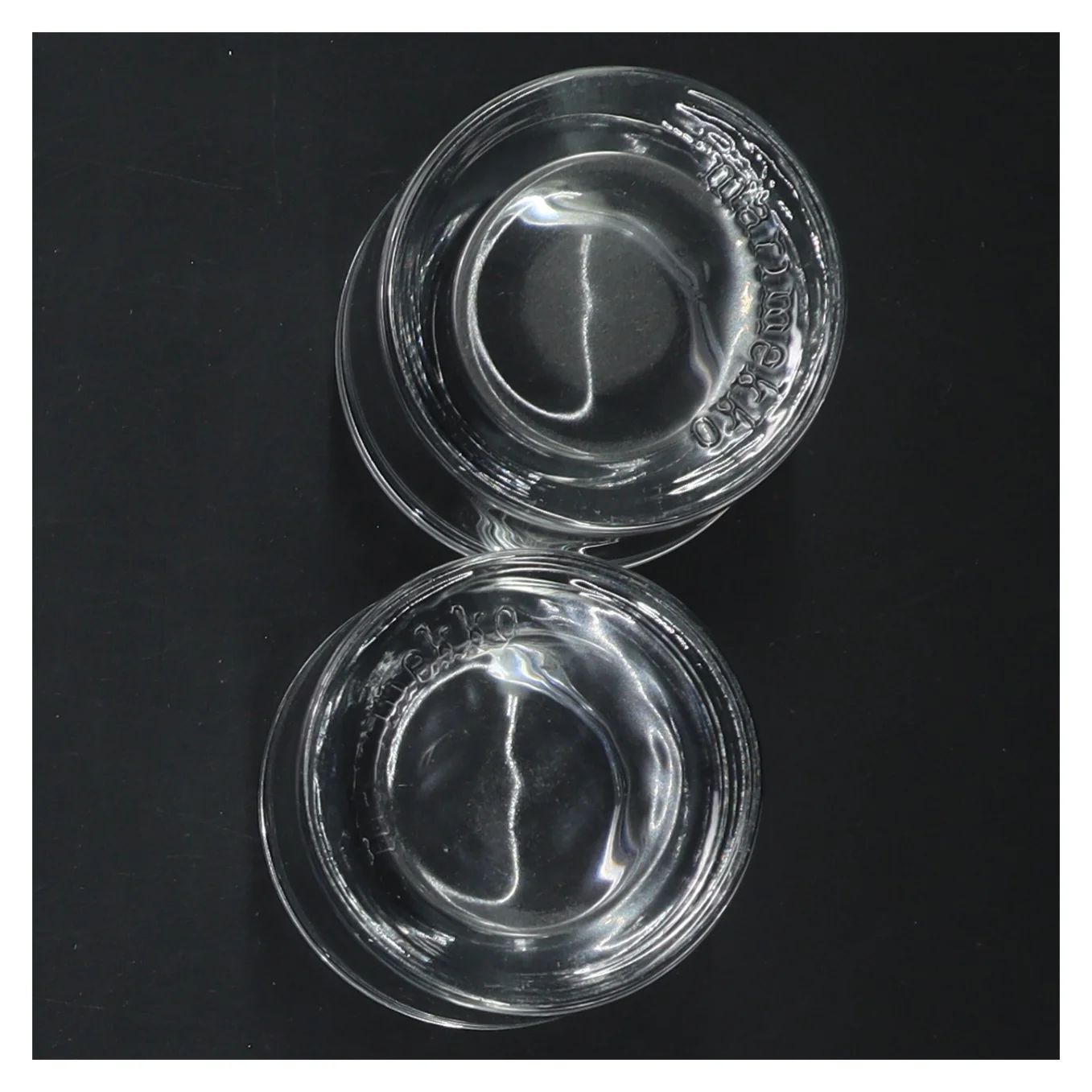 Runde glaslysestager fra iittala (str. Ø 6x6 cm)