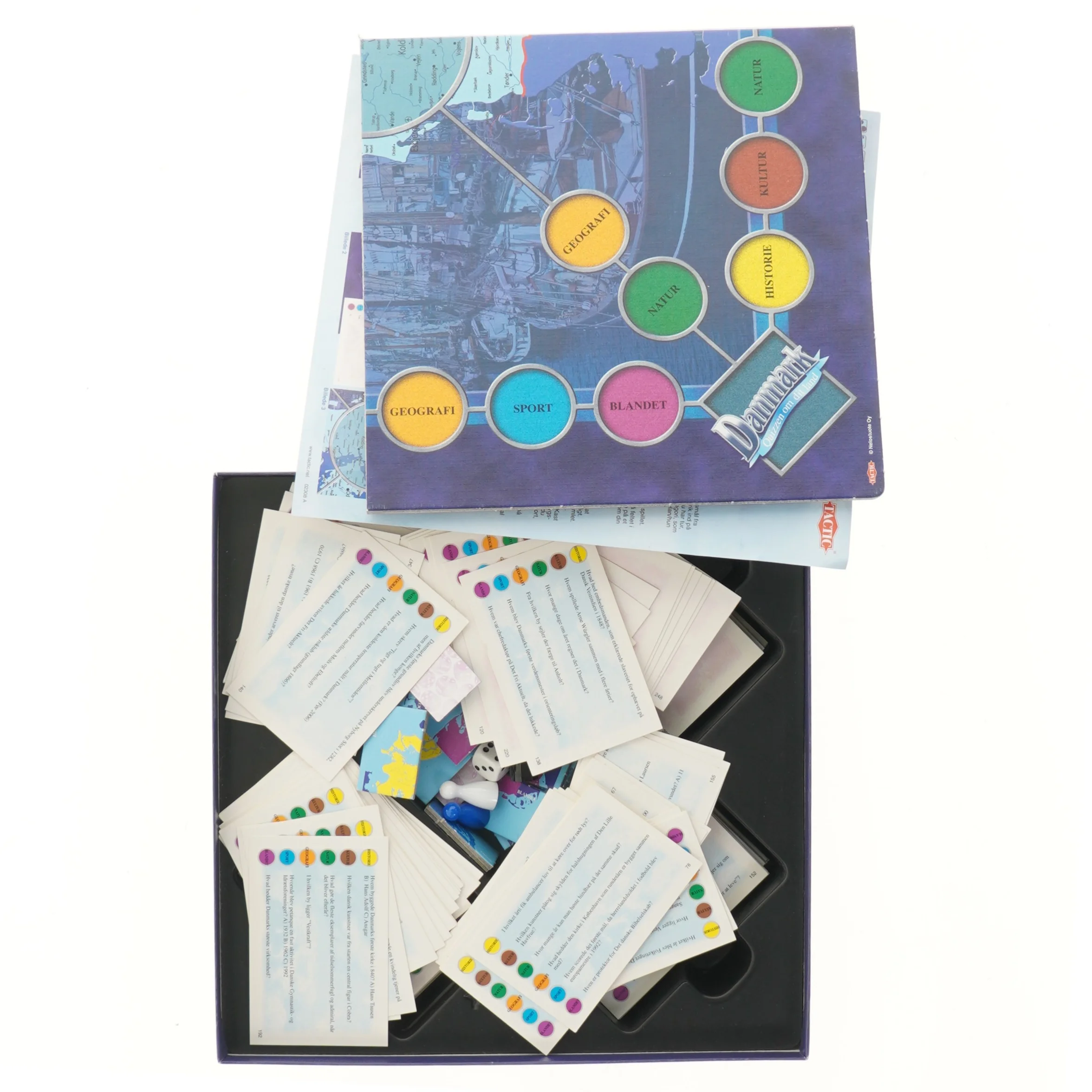 Danmark Quizspil fra Tactic (str. 6x25x25 cm)