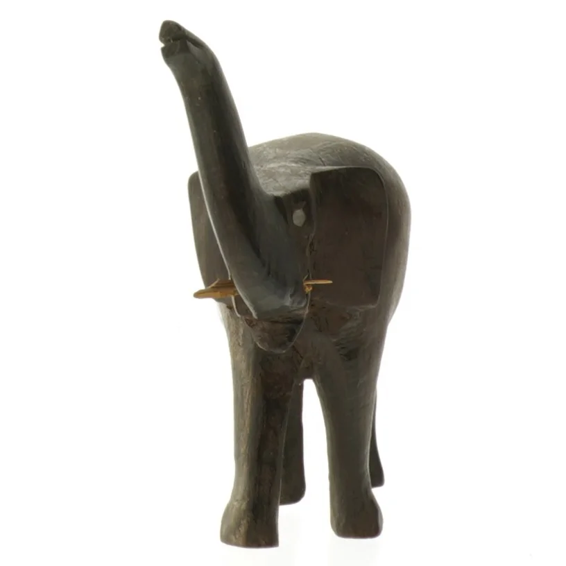 Træfigur af elefant (str. 12 cm)