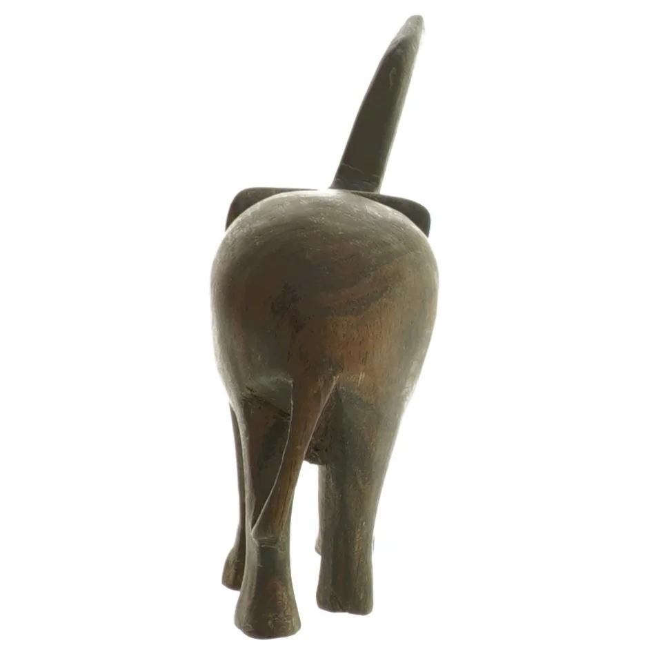 Træfigur af elefant (str. 12 cm)