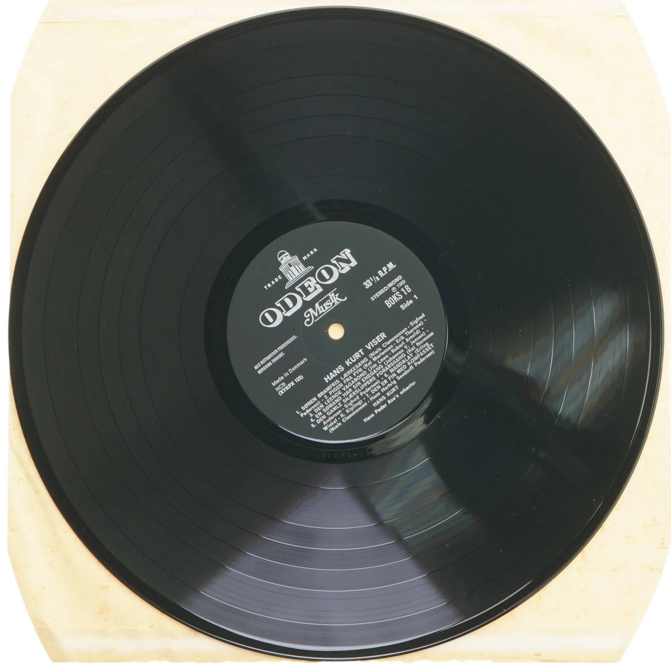 Hans Kurt Viser LP fra Odeon