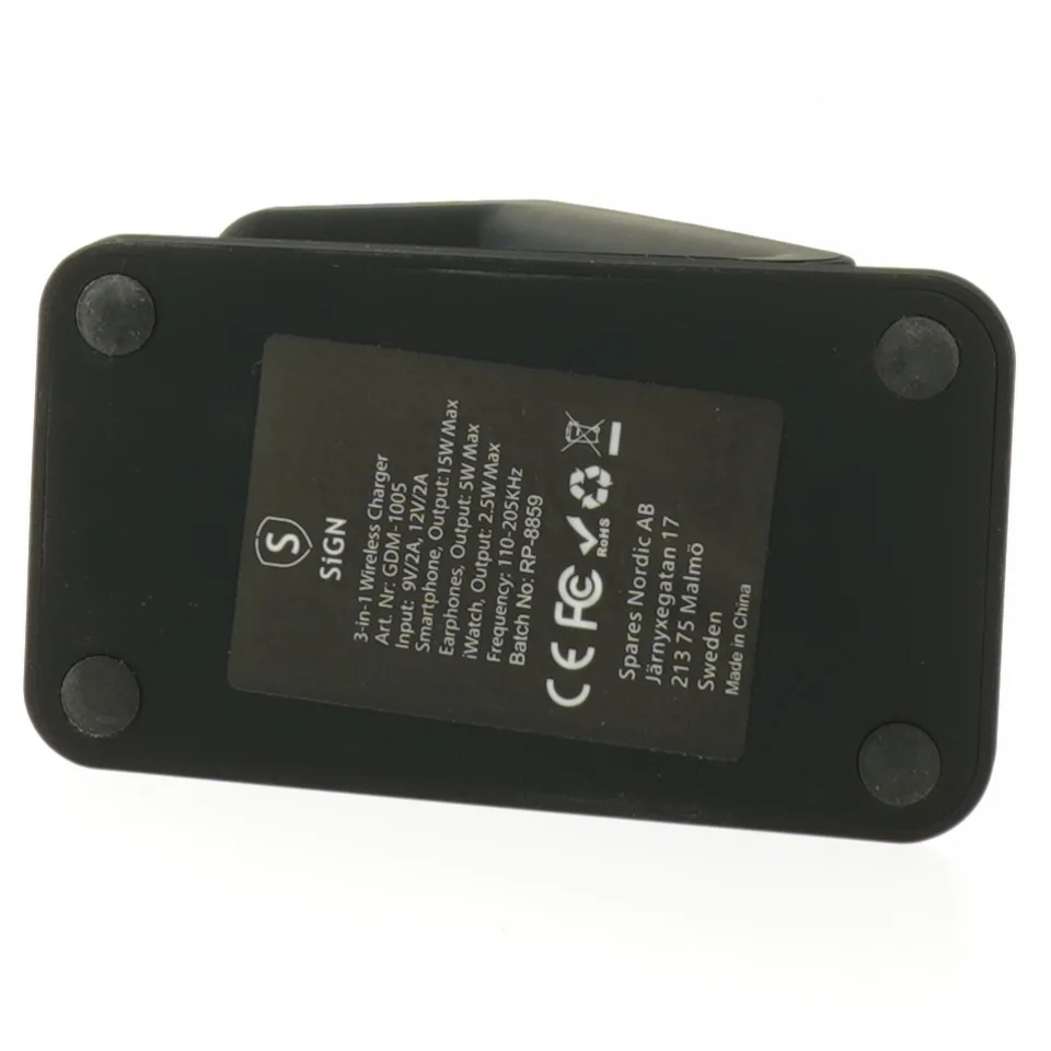 Trådløs oplader stand fra SIGN (str. 14 cm)