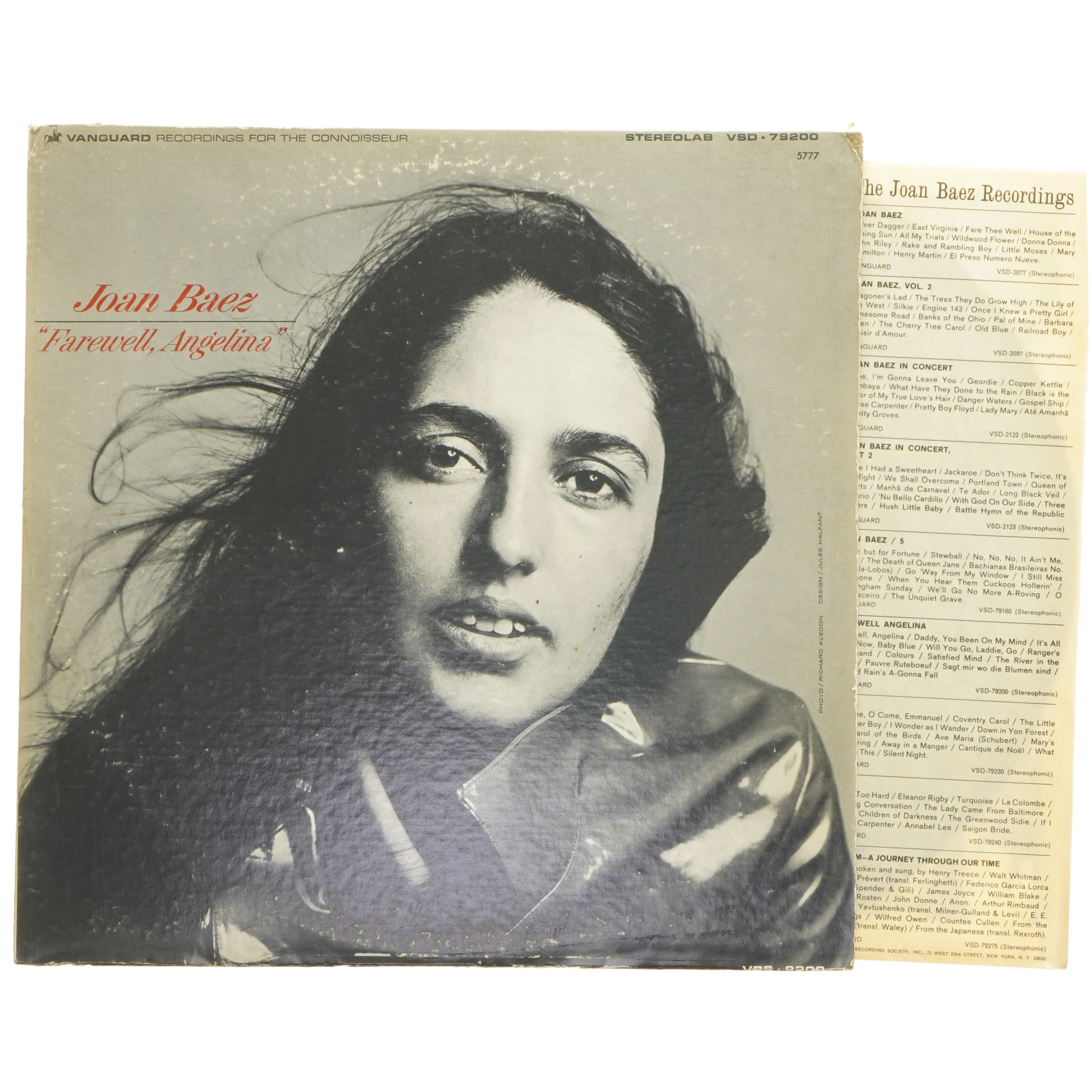 Joan Baez album - Farewell, Angelina