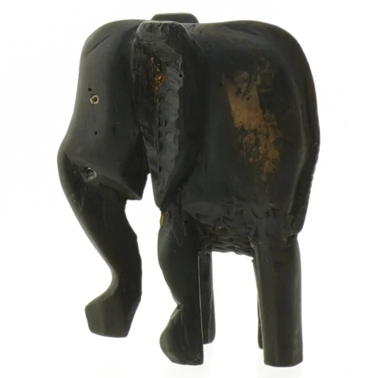 Elefantfigur i træ (str. 10 cm)