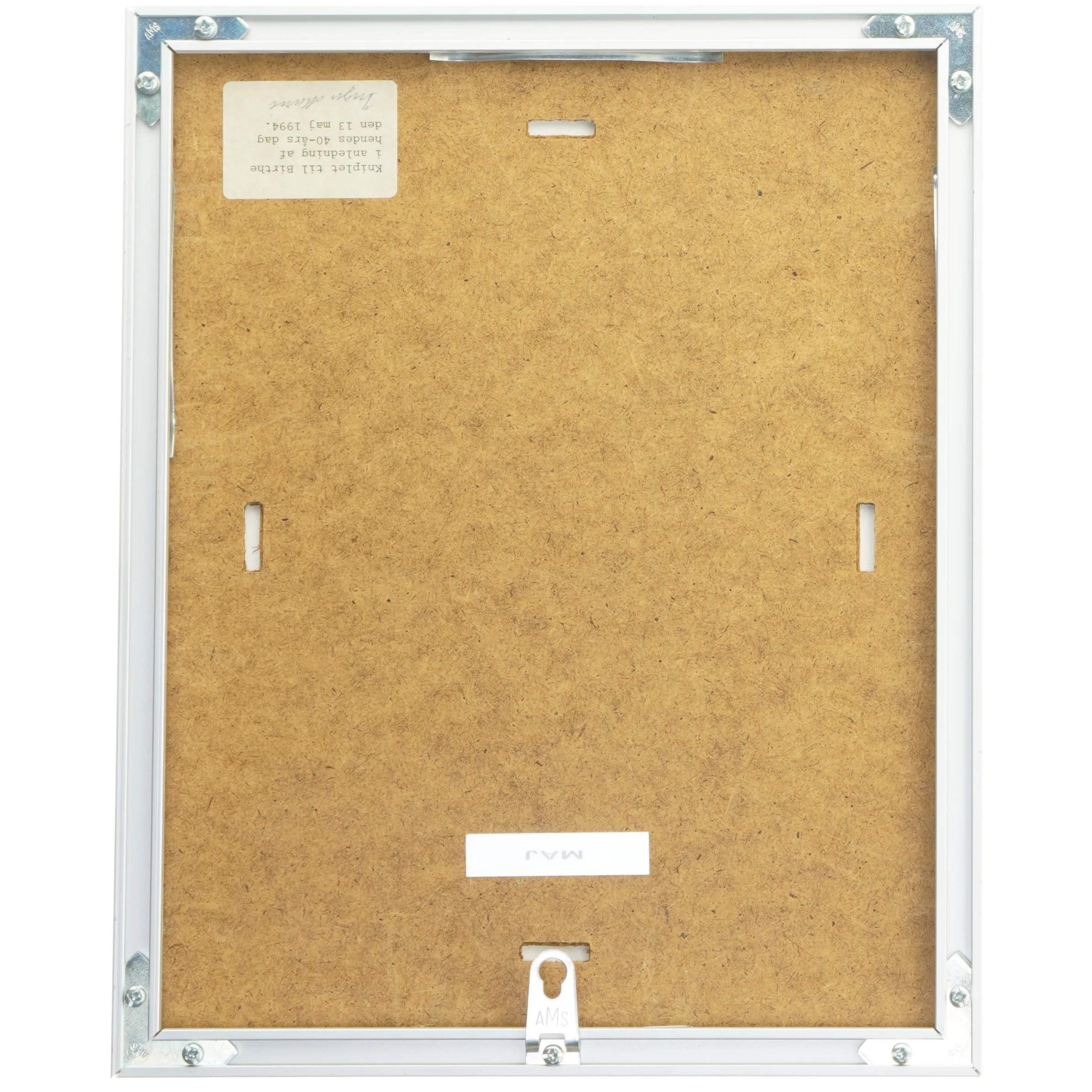 Hæklet billedramme (str. 30,5x25 cm)