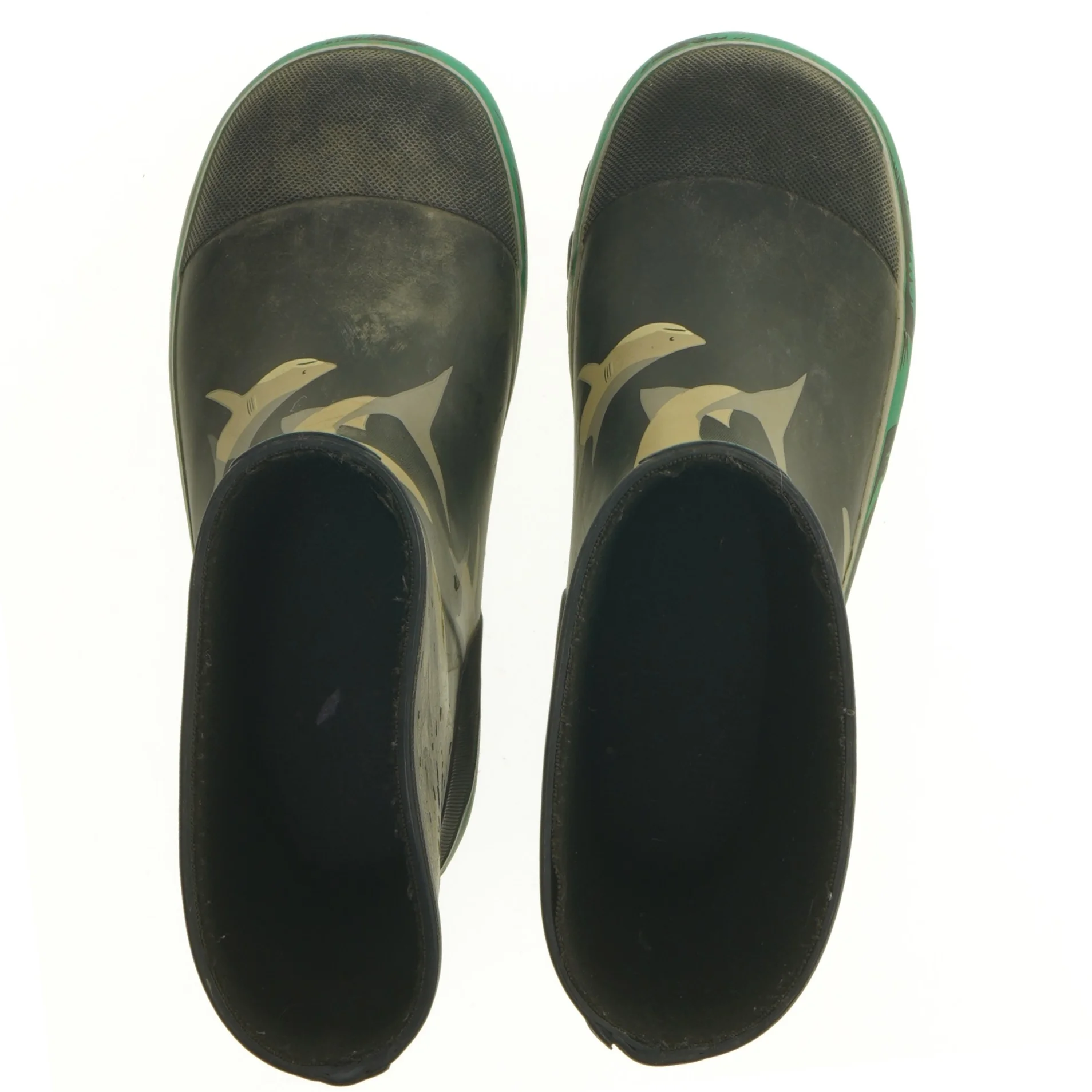 Børnegummistøvler med hajmotiv fra Viking (str. 32)