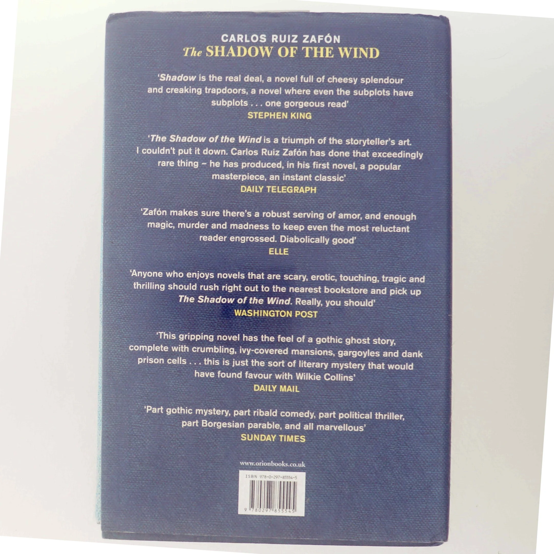 The angels game af Carlos Ruiz Zafón (Bog)