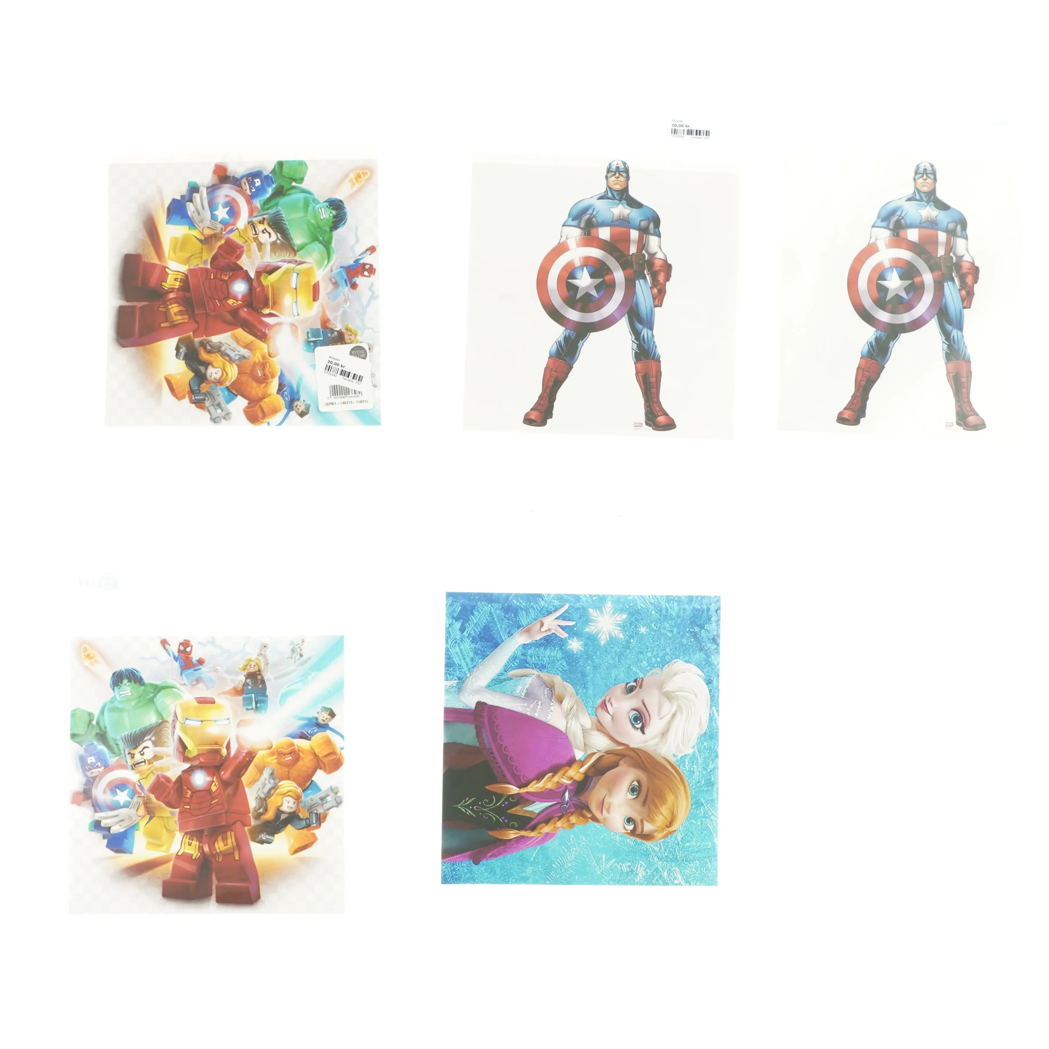 Plastiklommer med billeder