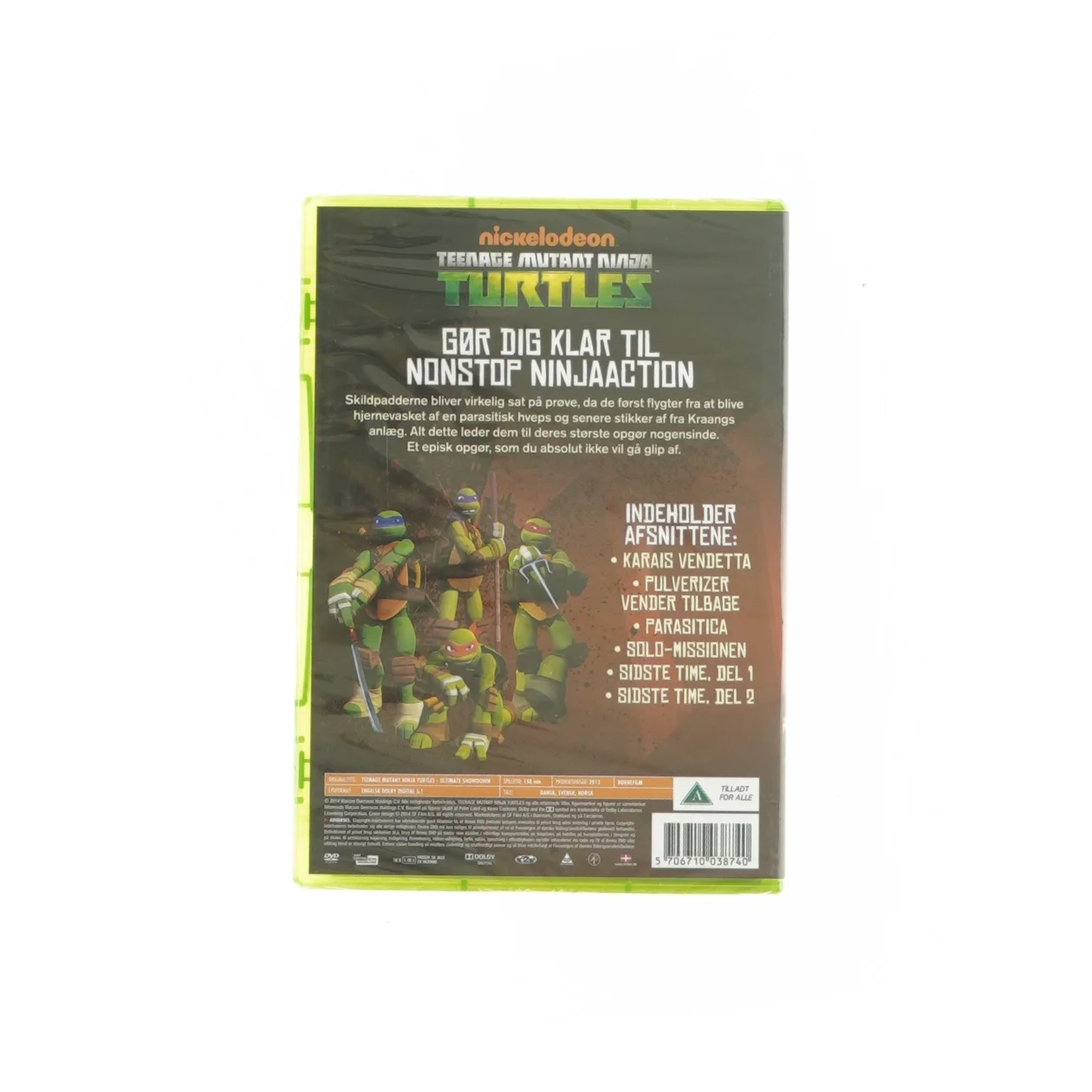 Teenage Mutant Ninja Turtles: Opgøret (dvd)