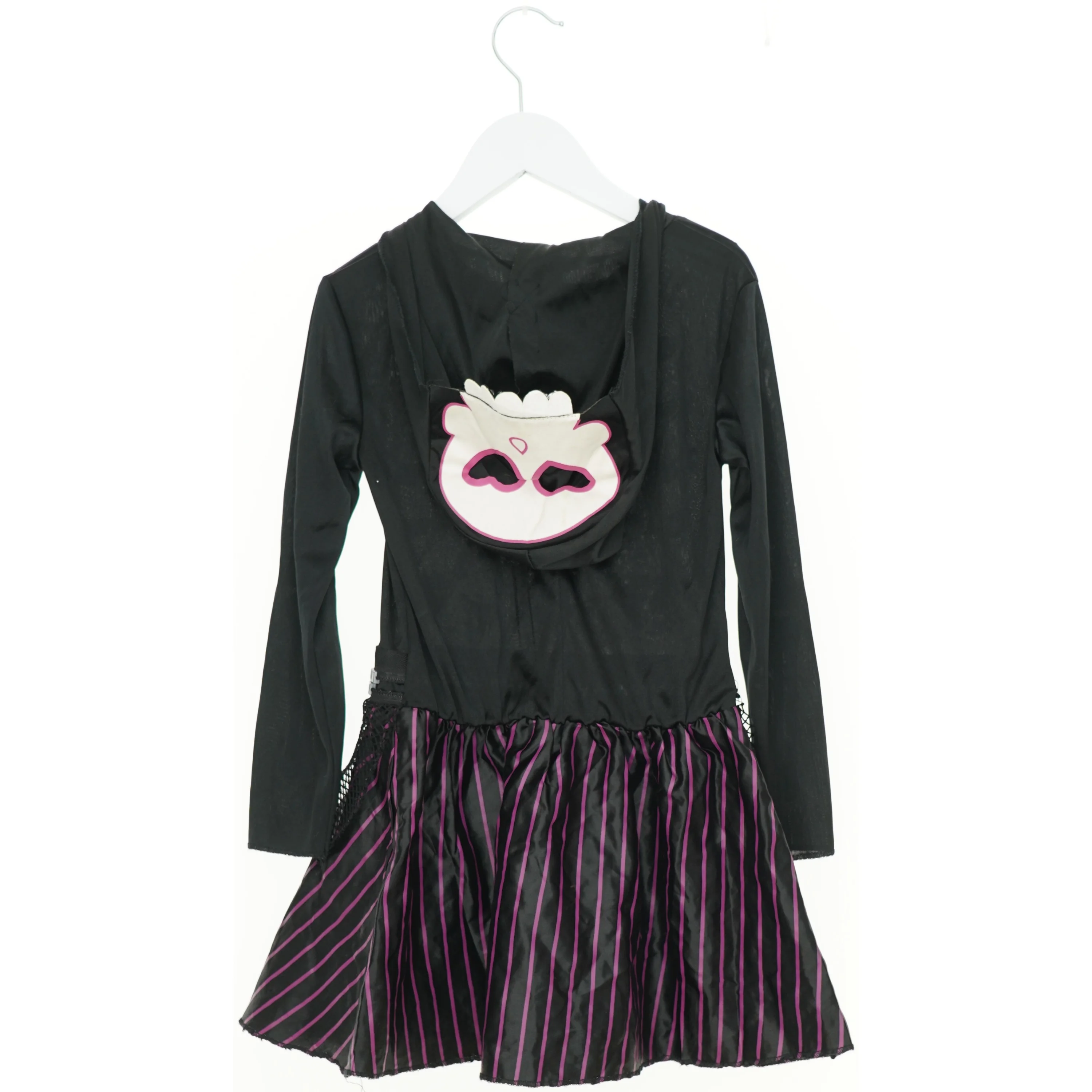 Udklædning, skelet kjole (str. 128 cm)