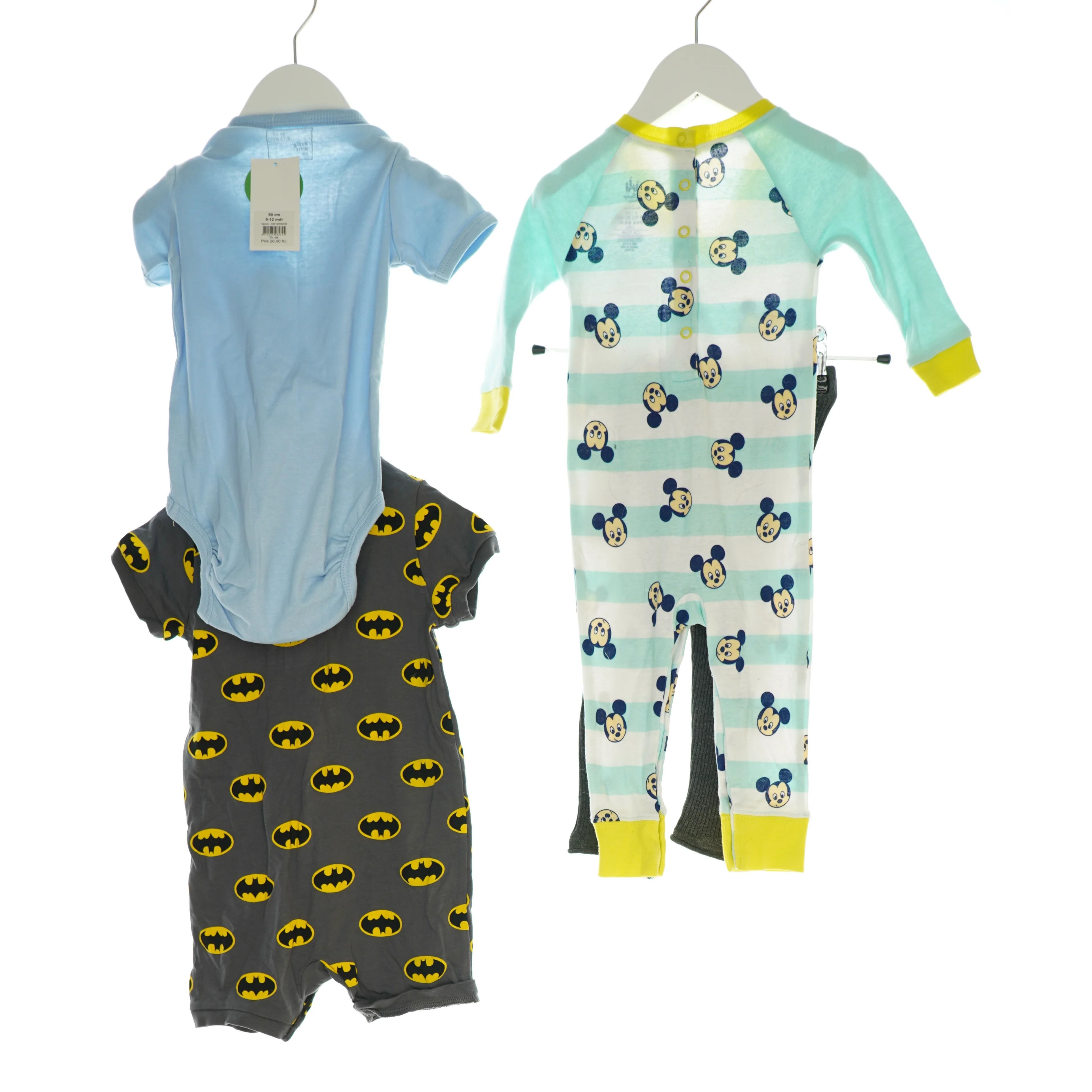 Tre bodystockings og et par gamacher (Str. 80)