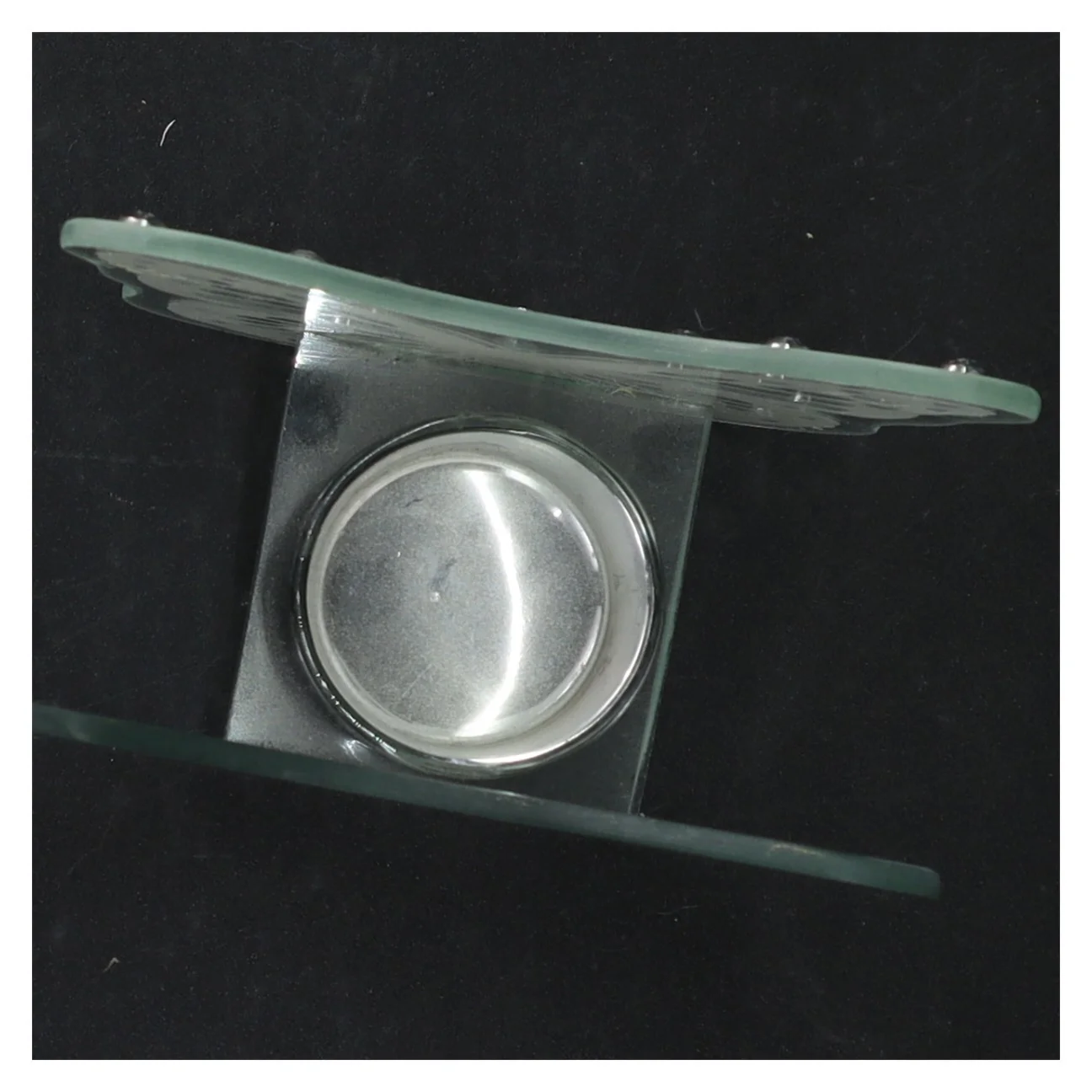 Glas fyrfadslys holder