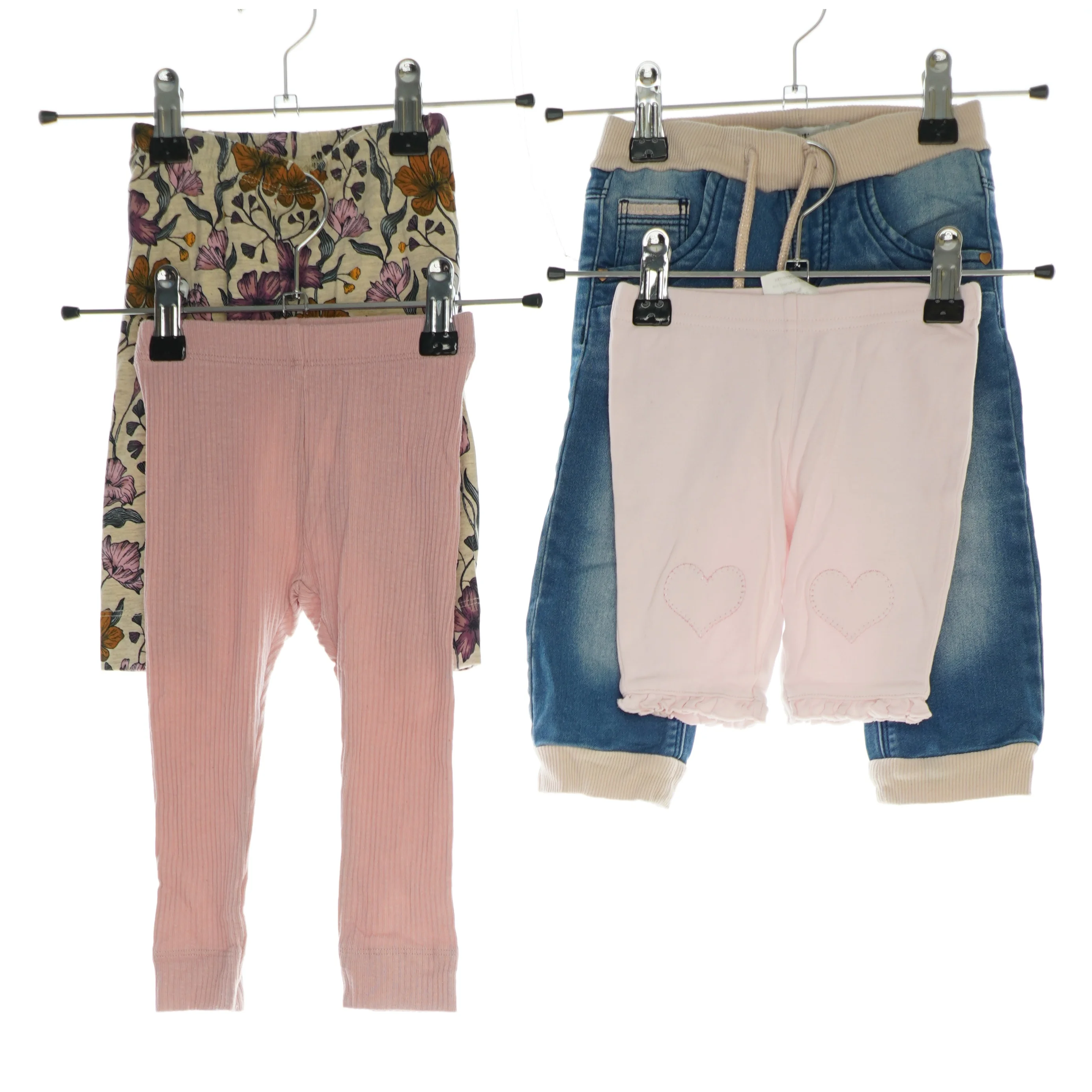 Leggings og bukser 4 styk (str. 9 mdr)