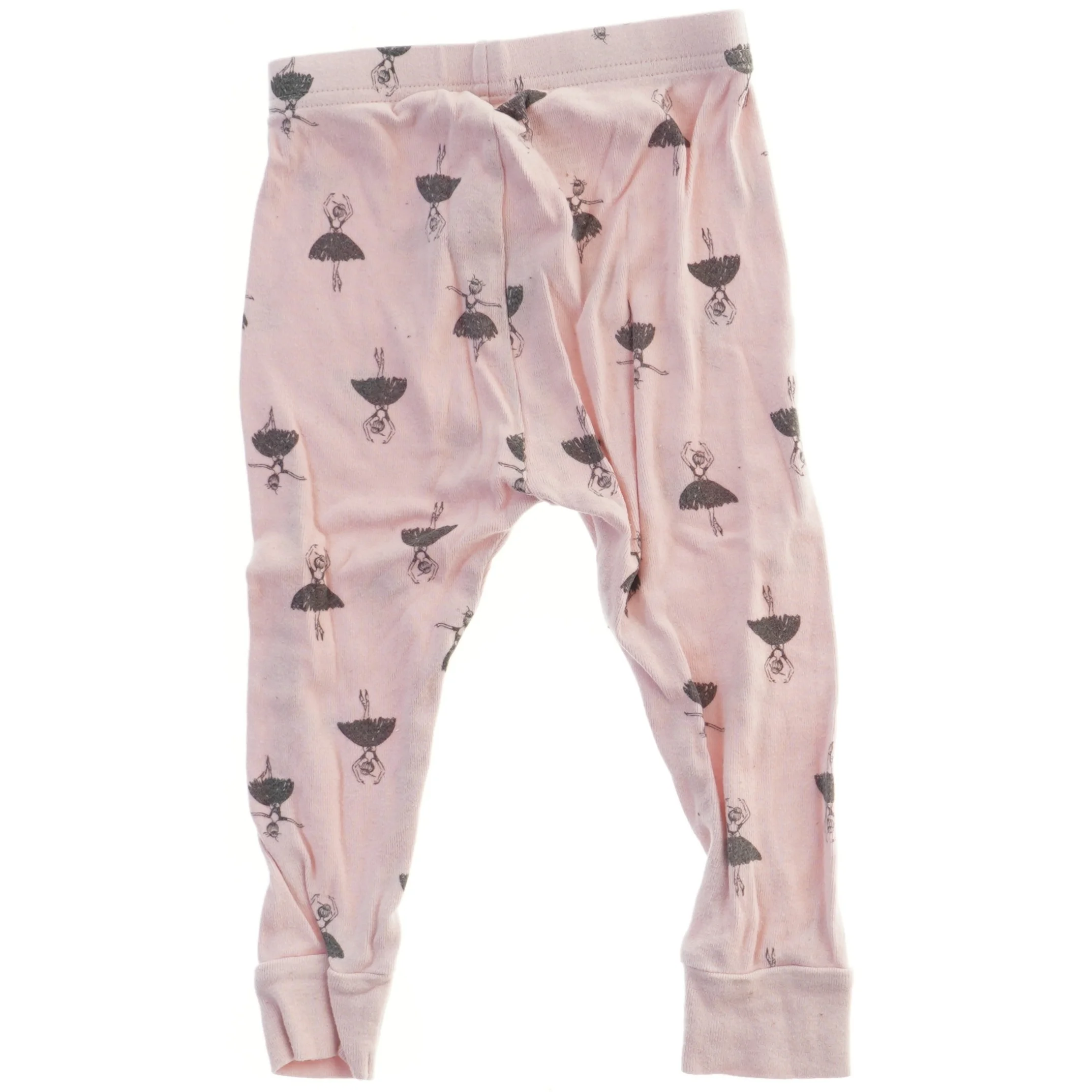 Lyserøde bukser med ballerina print fra Old Navy (str. 92)