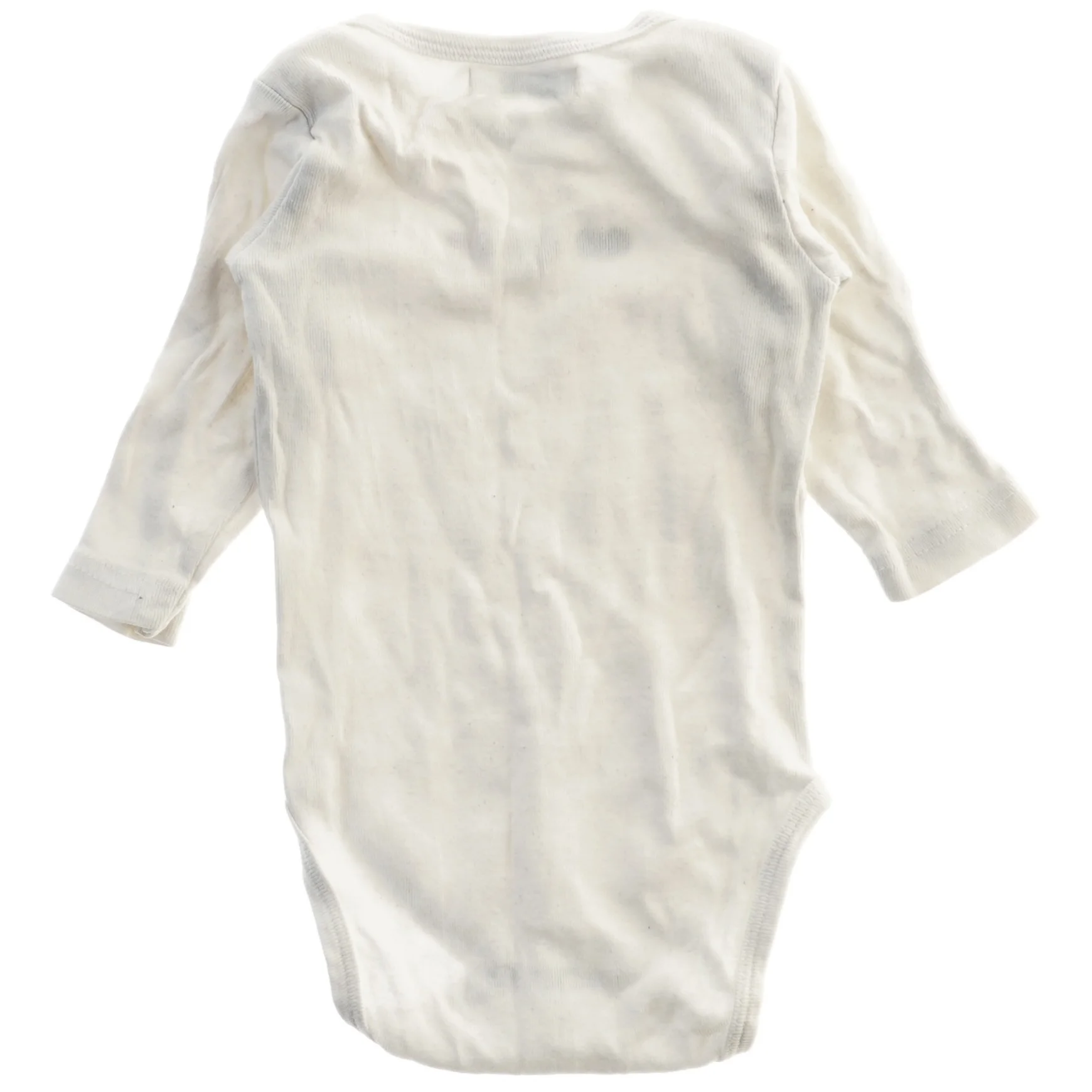 Hvid langærmet bodystocking med farvede hjerter fra Name It (str. 62)