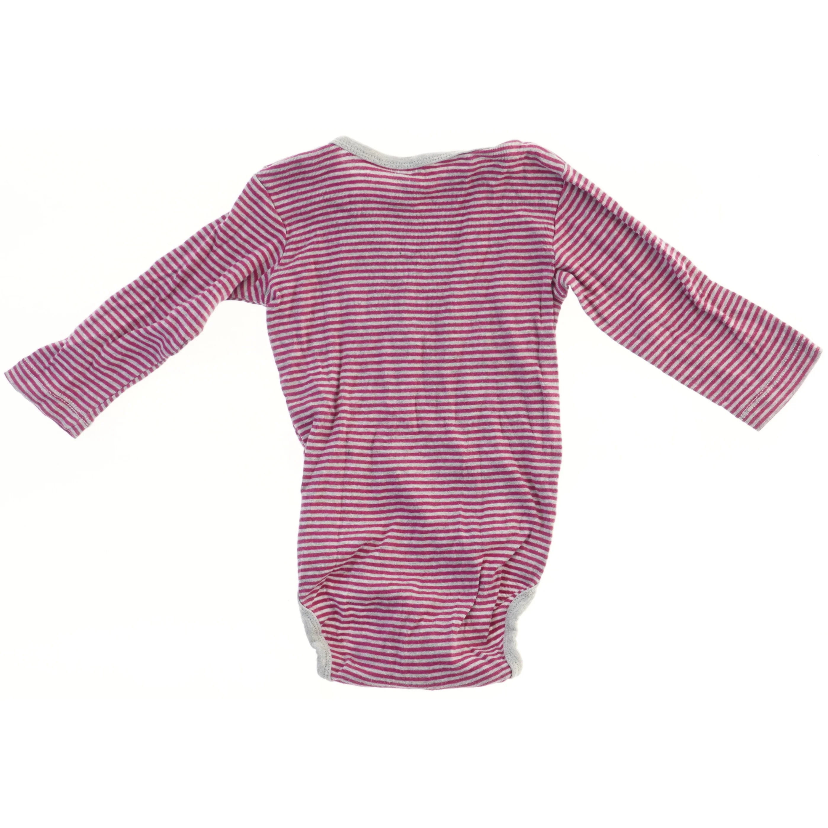 Langærmet bodystocking med striber fra H&M (str. 74)