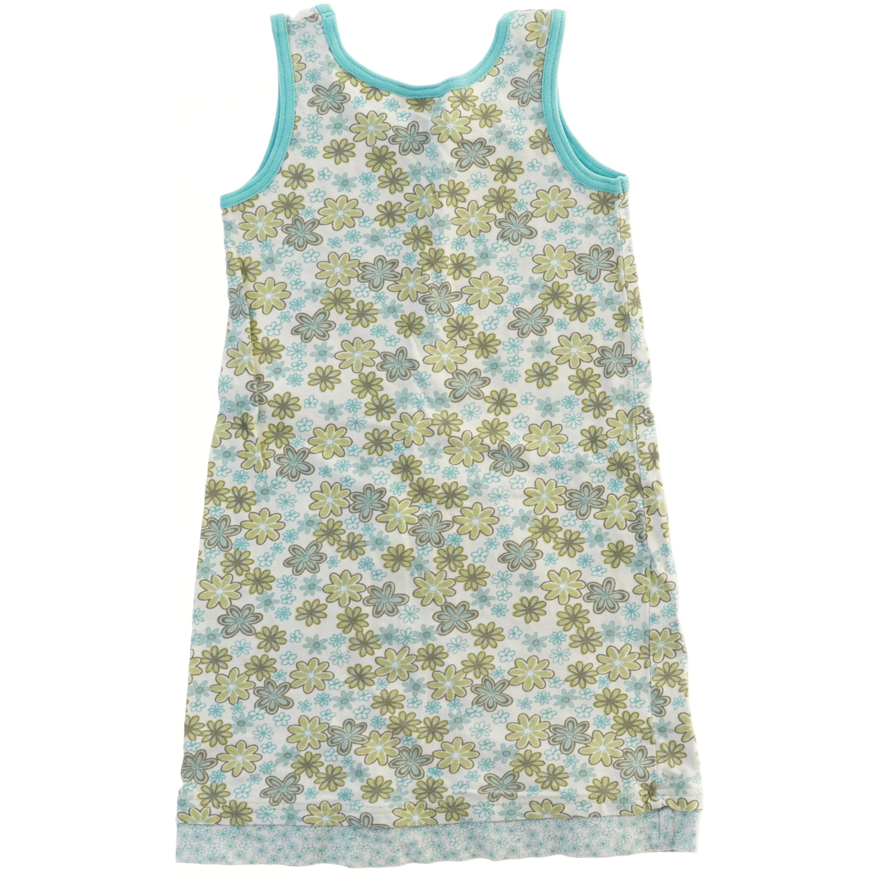 Blomstret natkjole med stropper fra Mm Girls (str. 116)