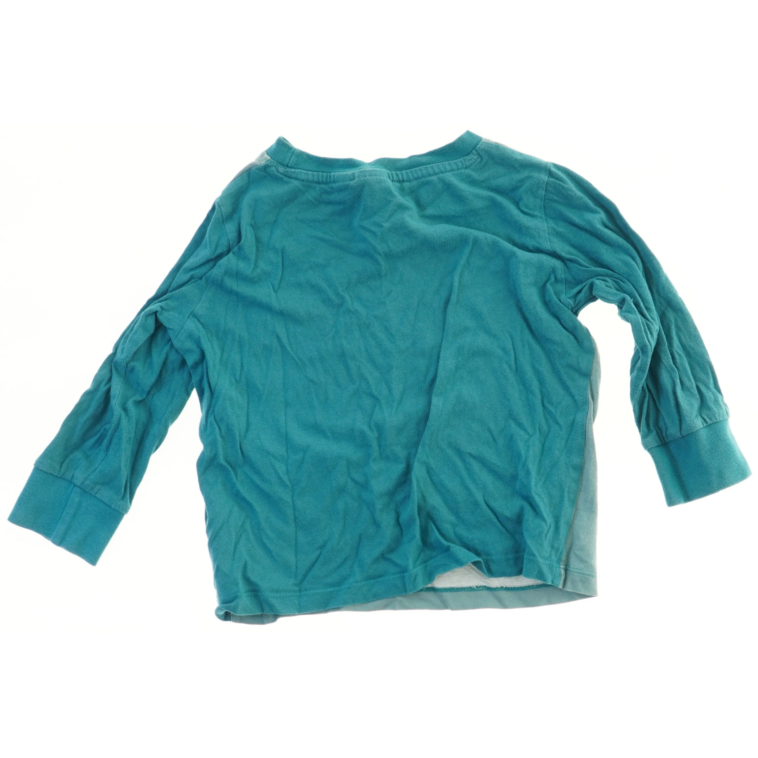 Langærmet bluse med tryk af Peppa Gris på scooter fra Gurli Gris (str. 86)