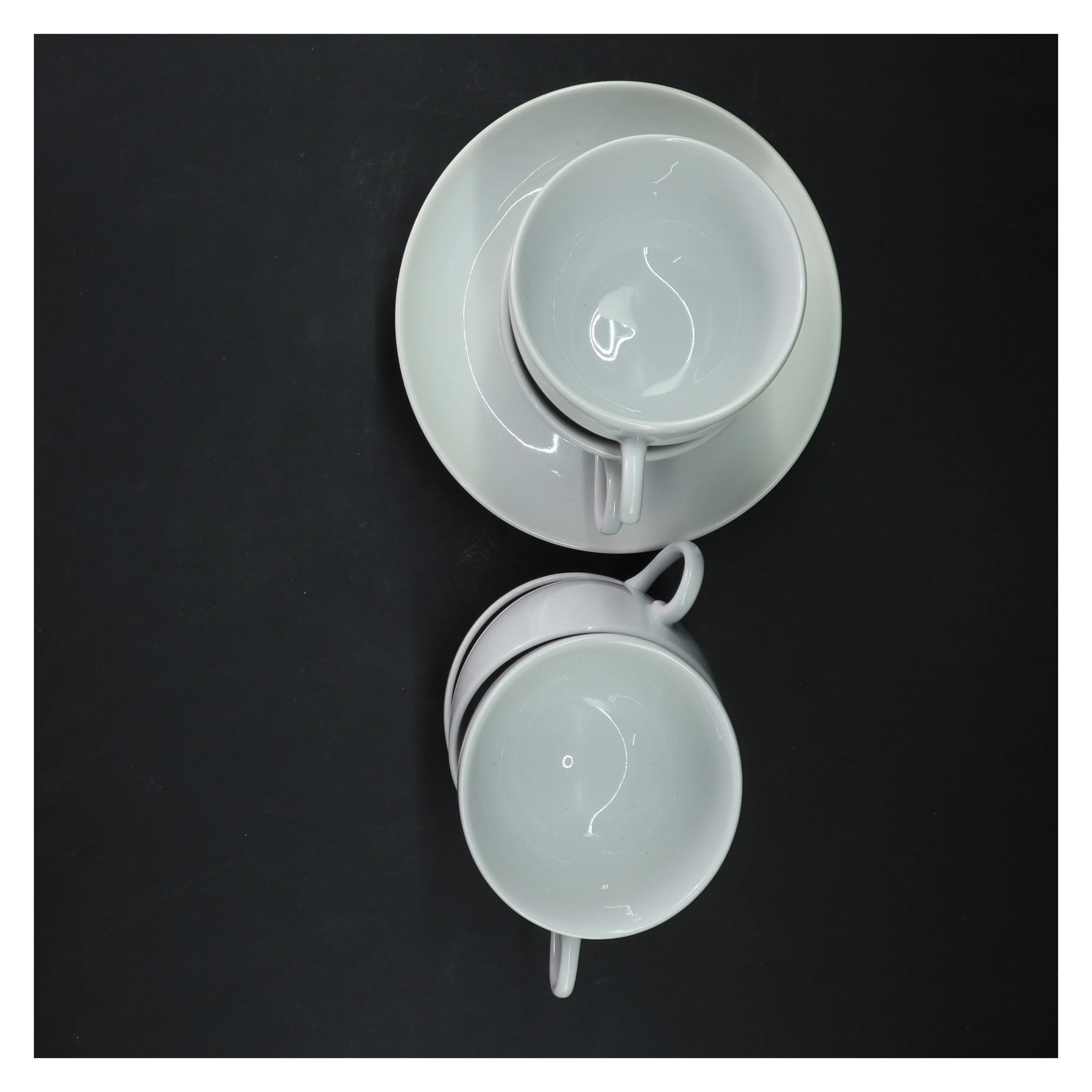 5 stk. Pillivuyt Cecil kaffekopper 18cl med underkopper