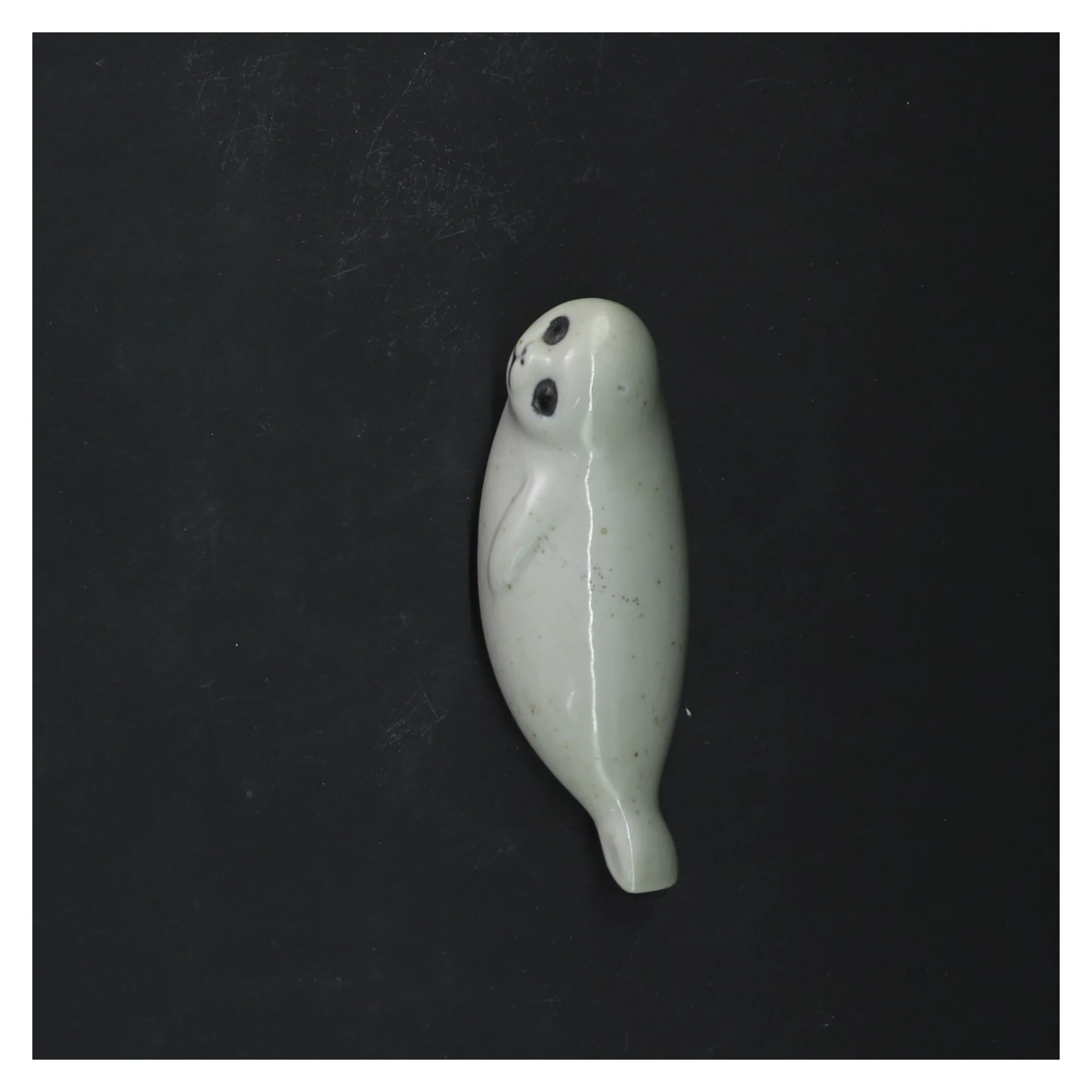 Sæl i keramik - design af Lisa Larson for Gustavberg (str. 12 cm)