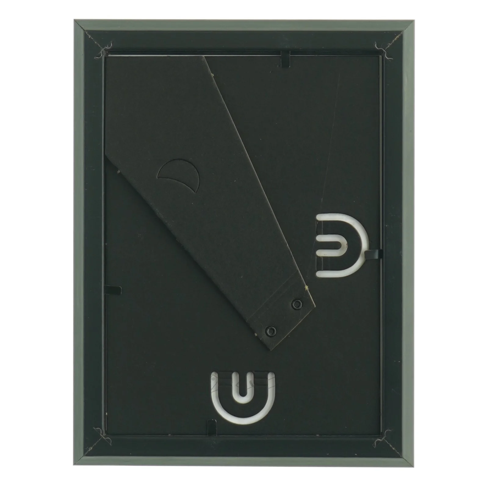 Sort ramme med glas (str. 13 x 18 cm)