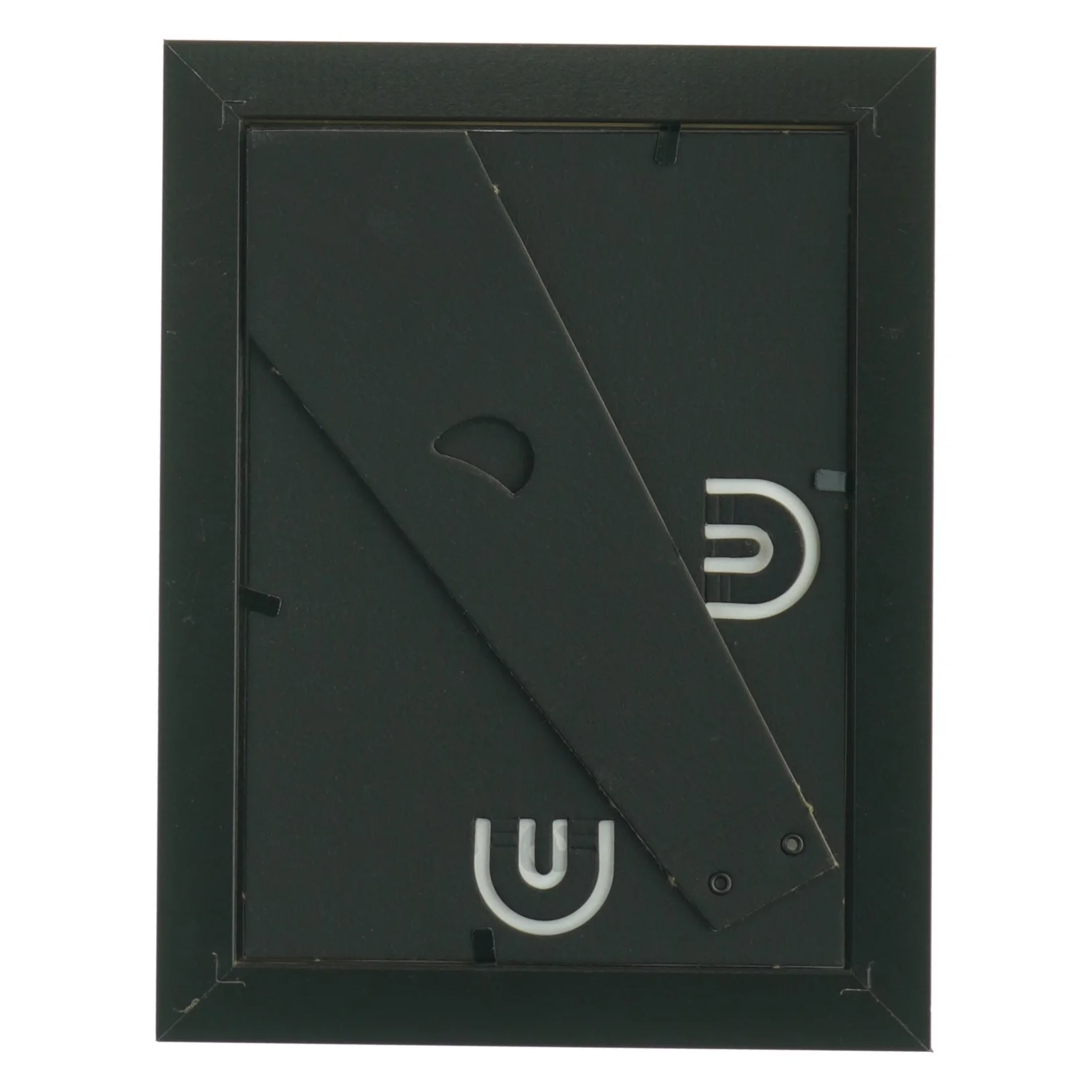 Sort billedramme med tekst (str. 13 x 18 cm)