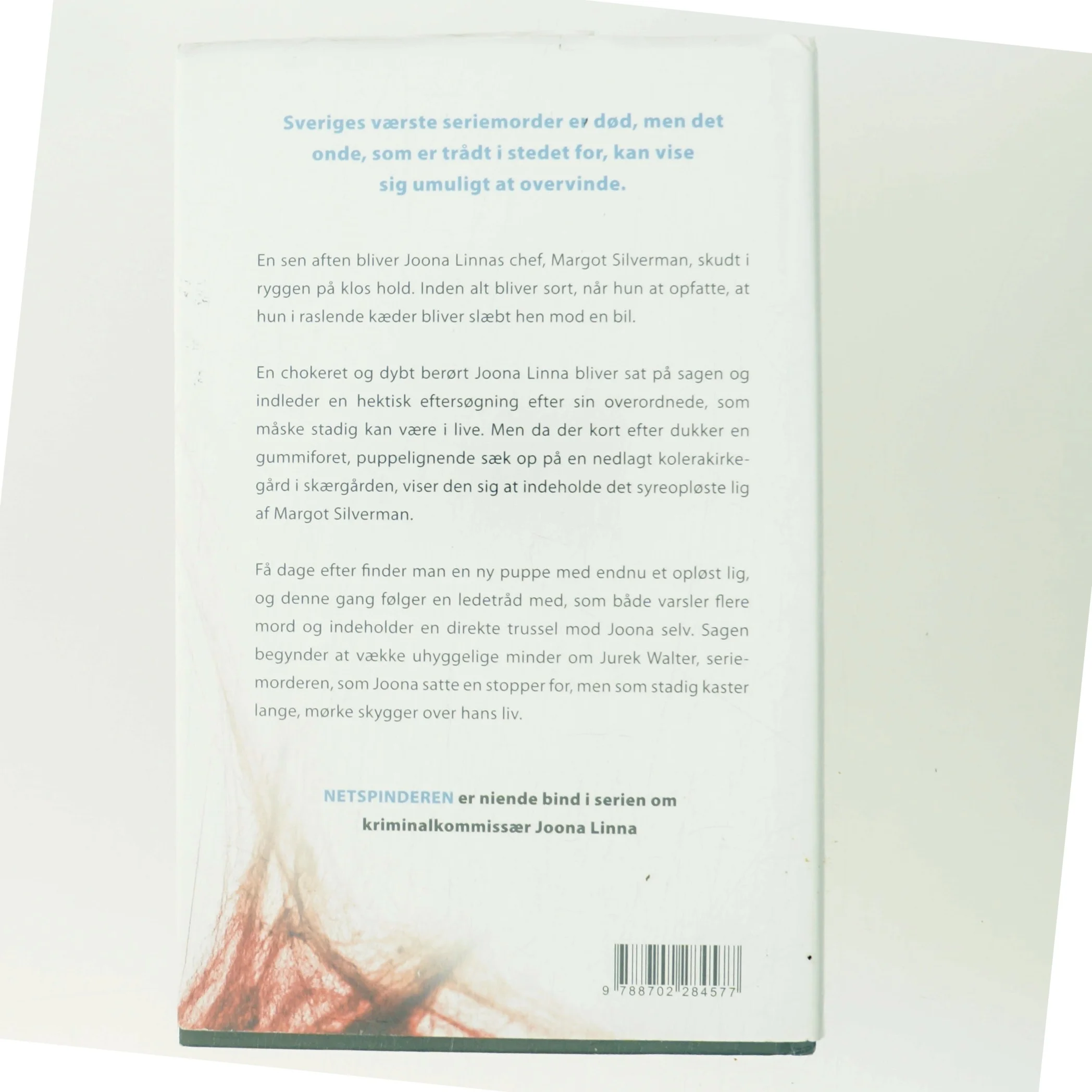 Netspinderen : kriminalroman af Lars Kepler (Bog)