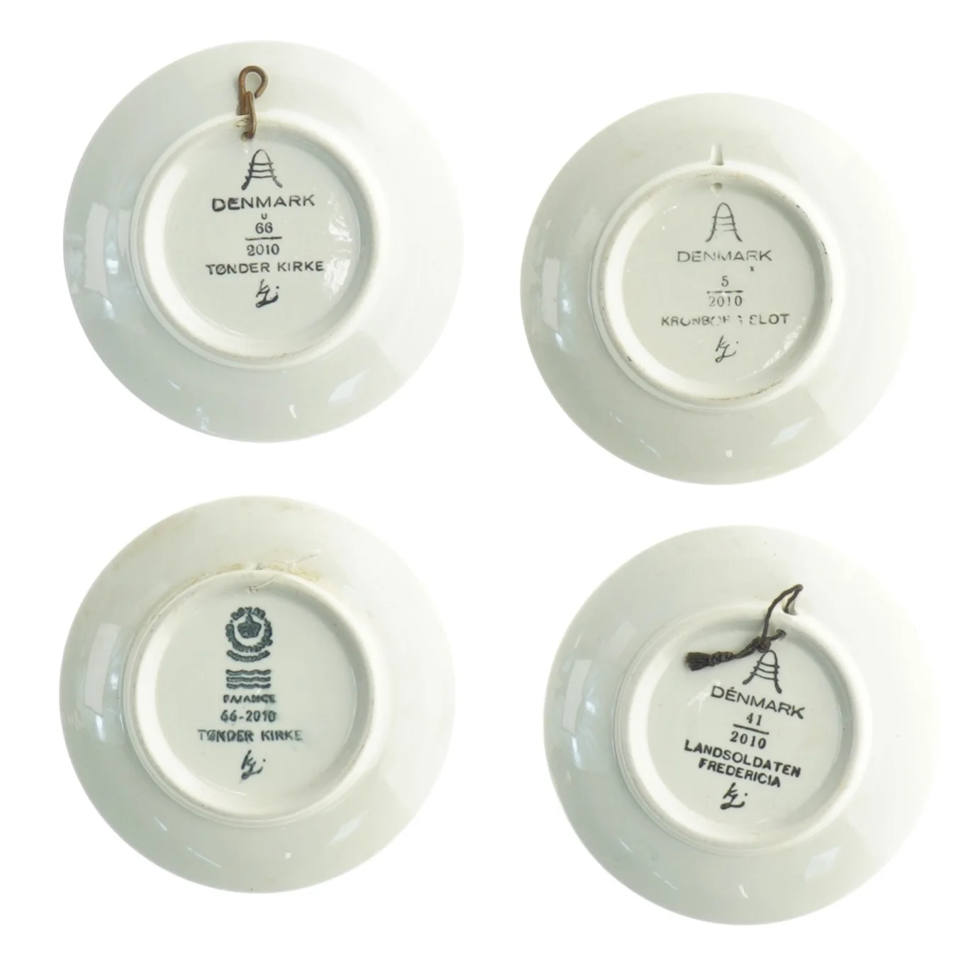 Blåværket mindeplatter (str. Diameter, 8 cm)