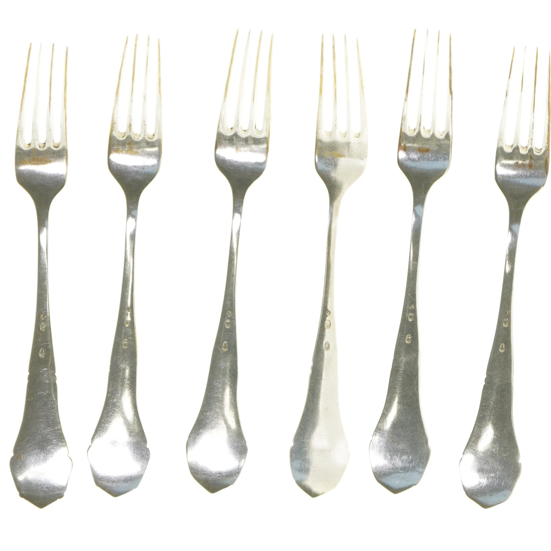 Sæt af 6 gafler, 20 cm (str. 6 stk 20 cm)