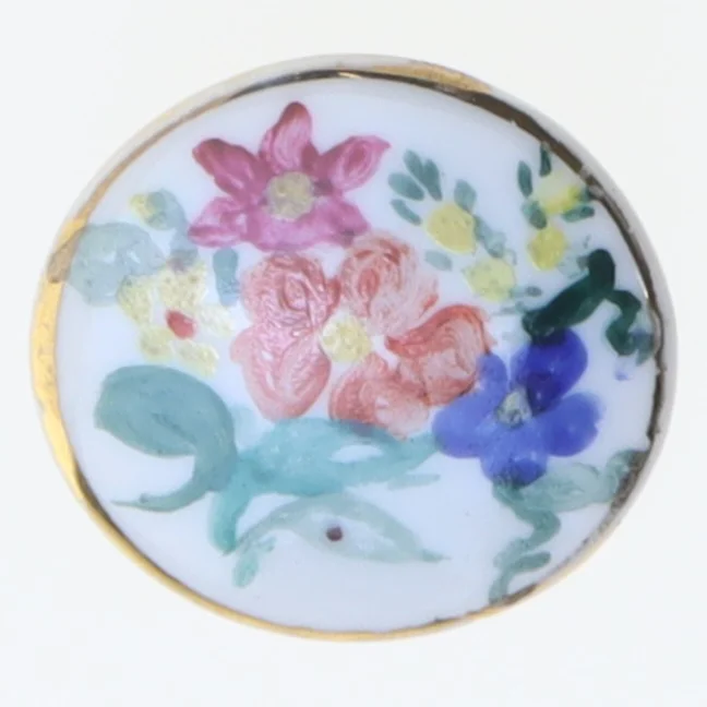 Floral dekoreret smykke (str. 3,5 cm)