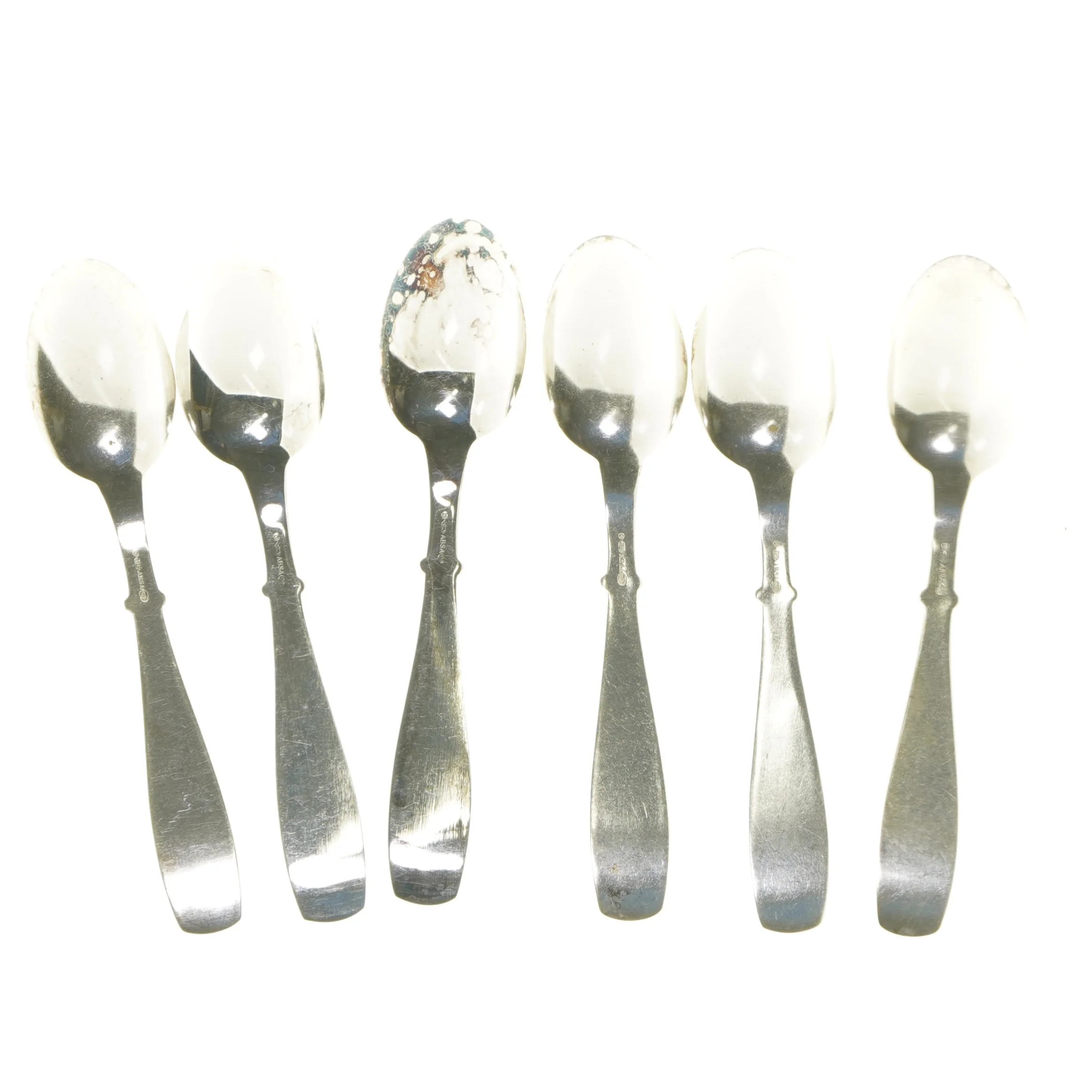 Sæt med seks skeer fra Absa (str. 6 stk 17,5 cm)