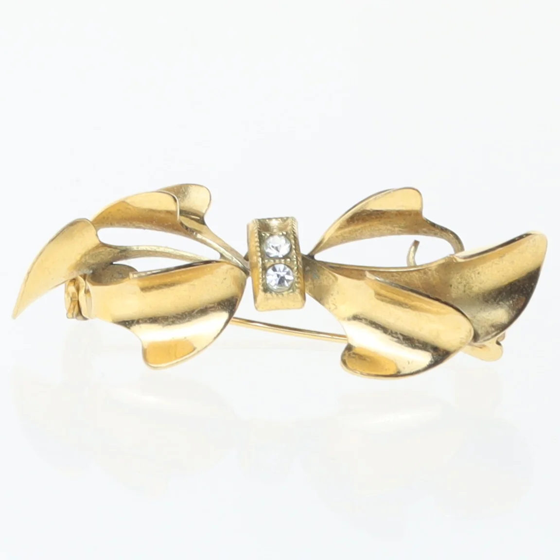 Vintage broche med dekorative sten (str. 5 cm)