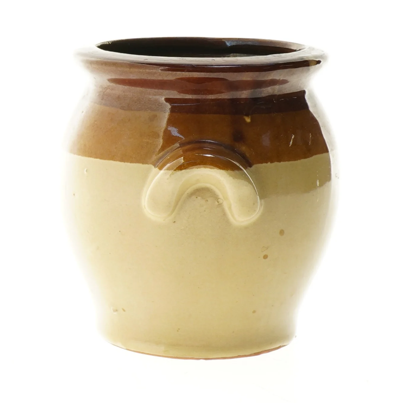 Keramik krukke (str. 14 x 13 cm)