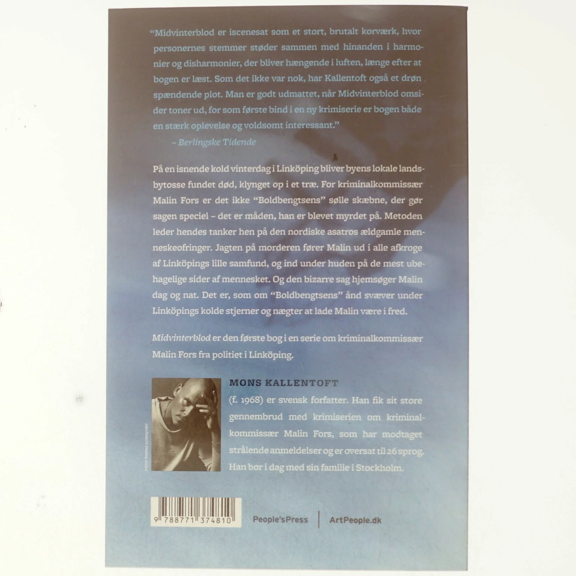 Midvinterblod : kriminalroman af Mons Kallentoft (Bog)