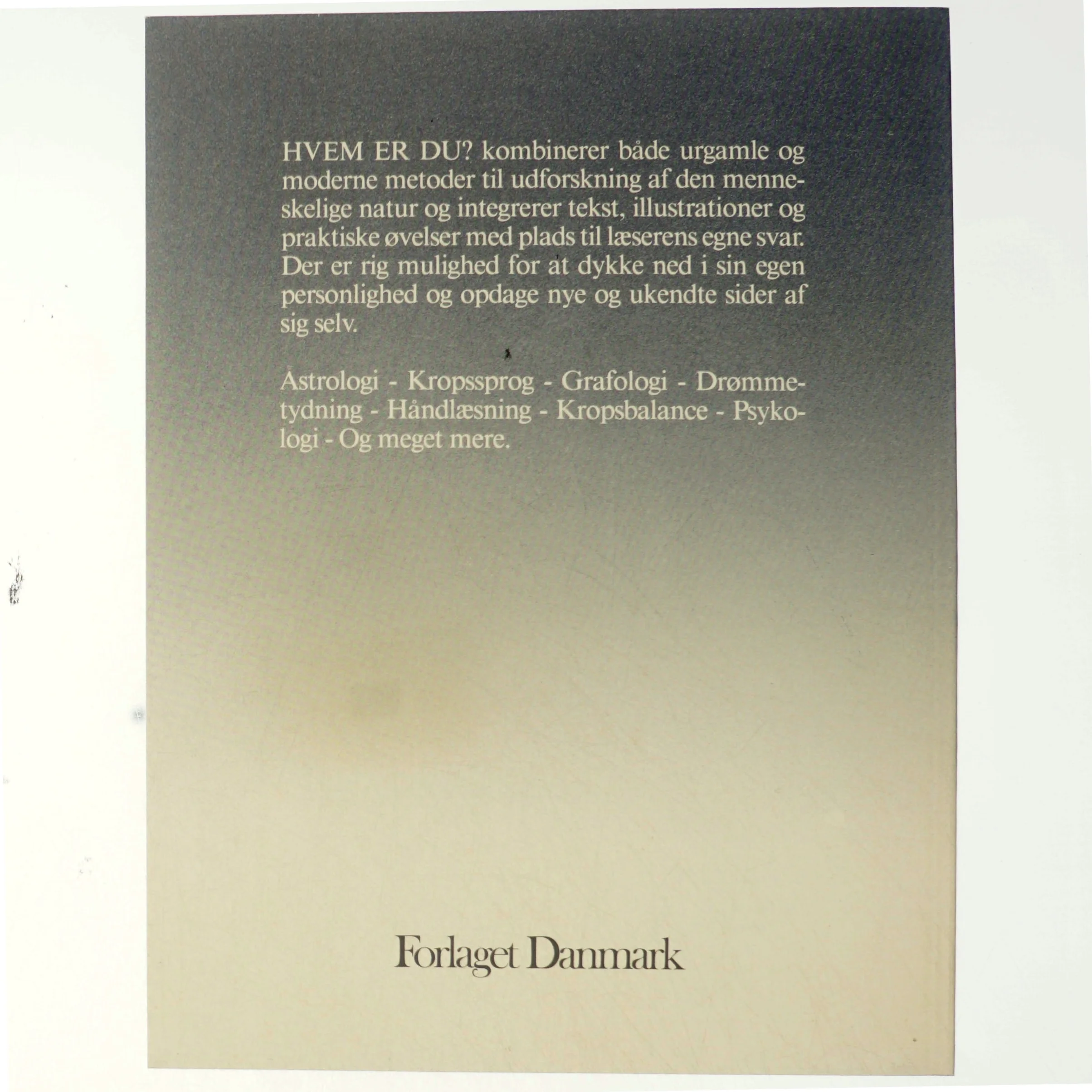 Hvem er du? Lær dig selv at kende 