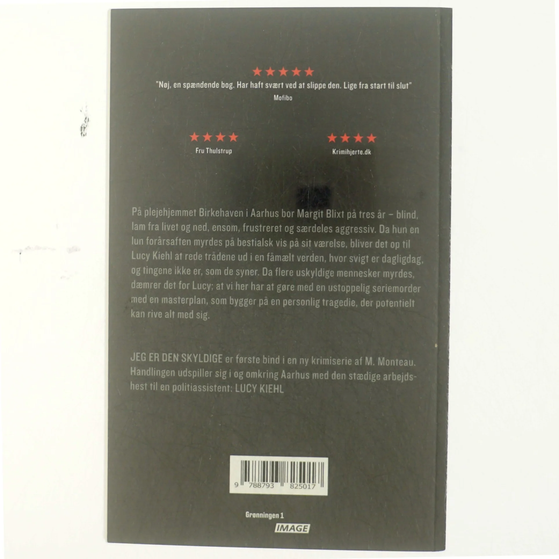 Jeg er den skyldige : krimi af Marianne Monteau (f. 1965) (Bog)