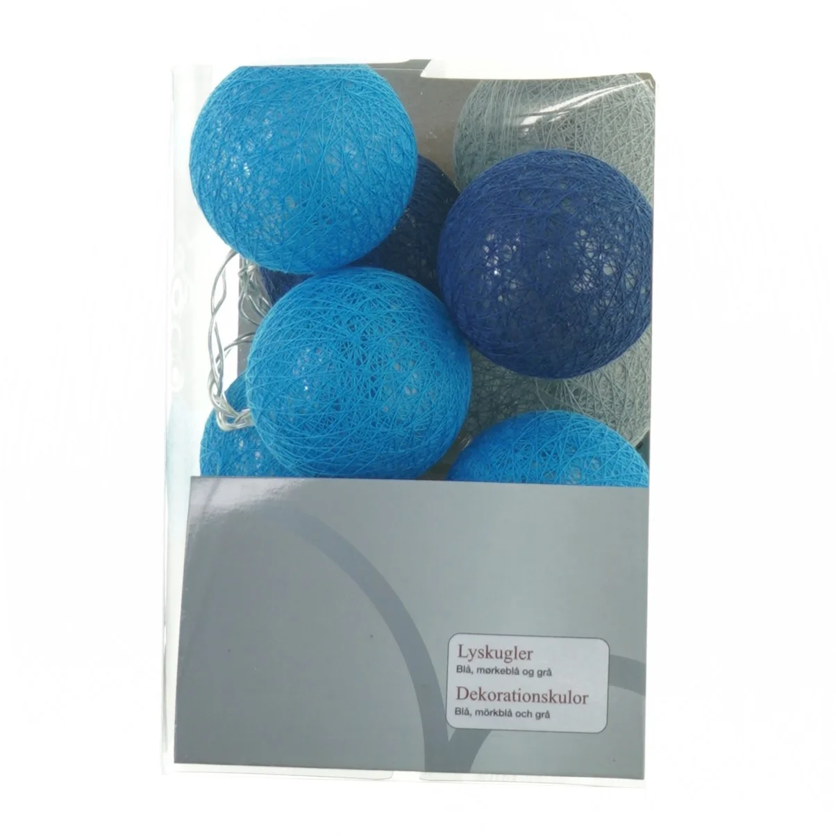 Lys kæde fra Harald Nyborg (str. 19 x 13 cm)