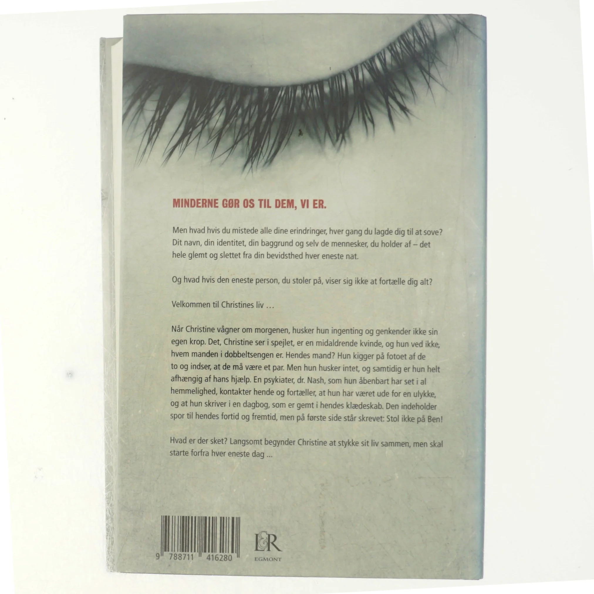 Før jeg lukker øjnene af S. J. Watson (Bog)