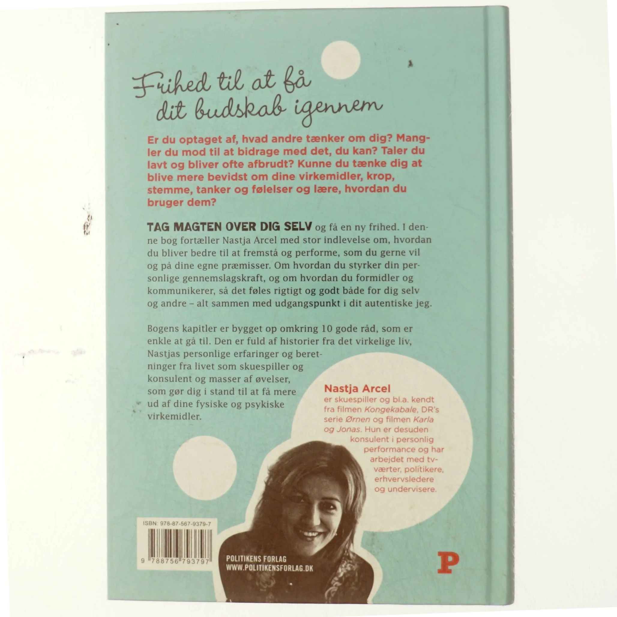 Tag magten over dig selv : 10 trin til bedre personlig performance af Nastja Arcel (Bog)