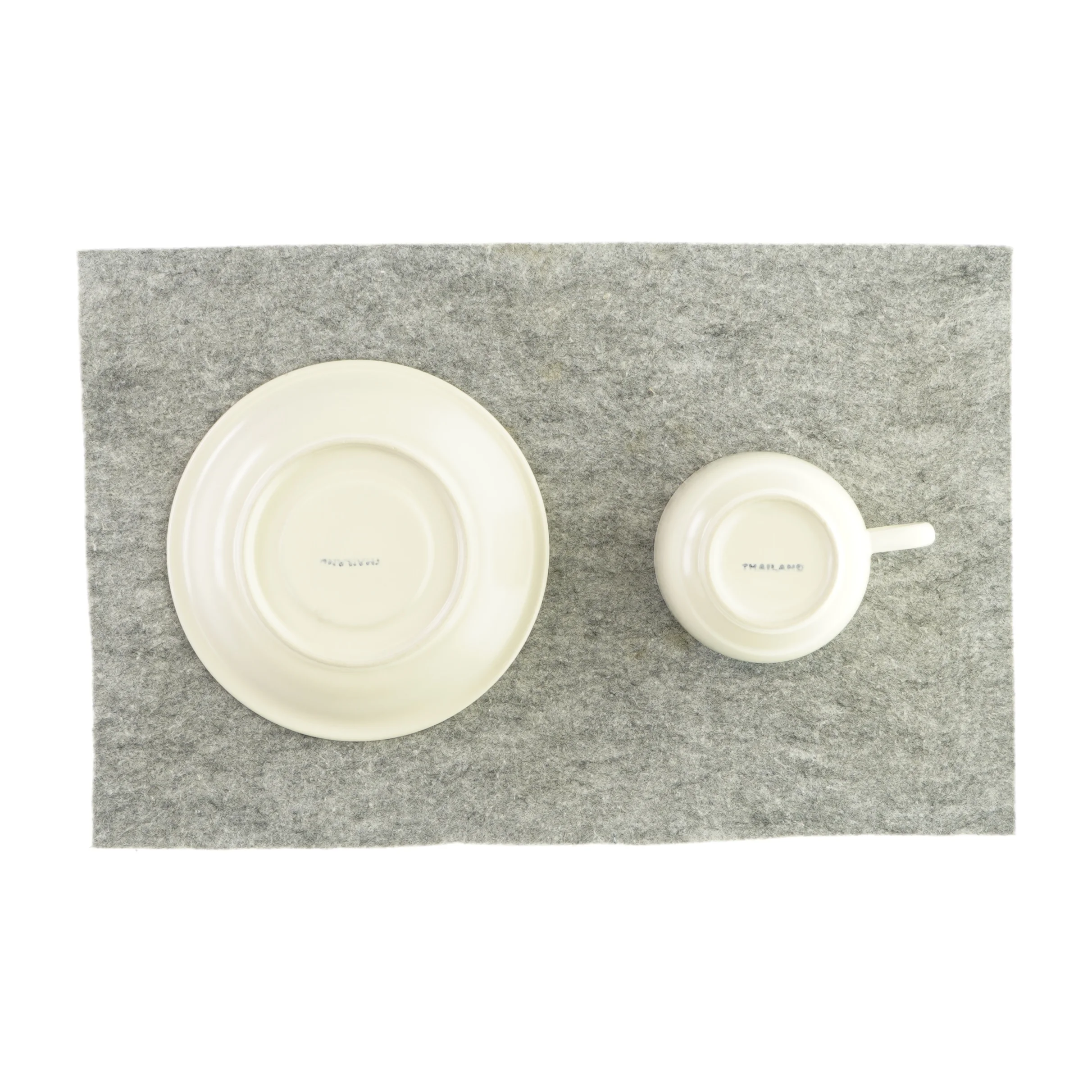 Stel med kop og underkop fra Thailand