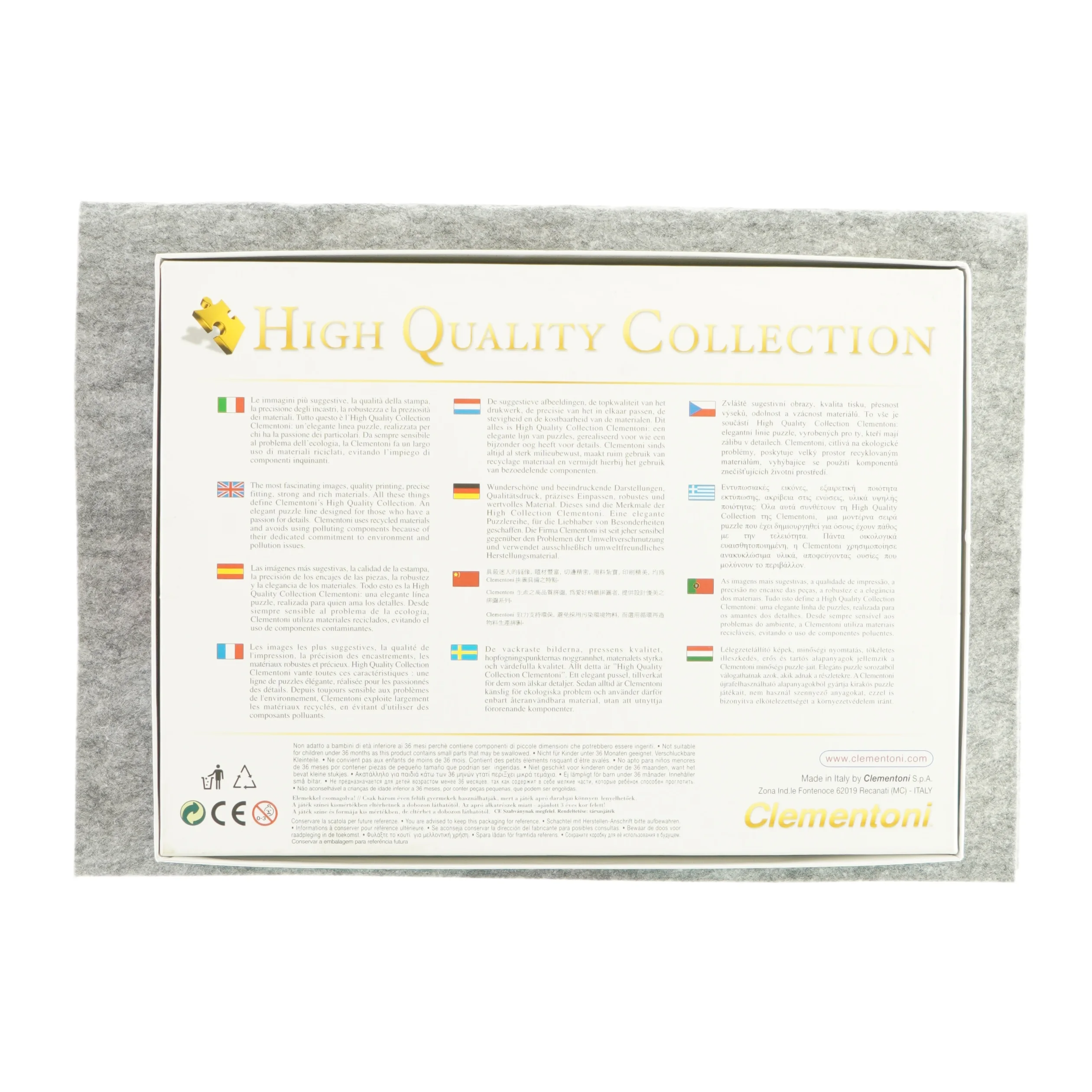 Puslespil med 500 brikker fra High Quality Collection Clementoni